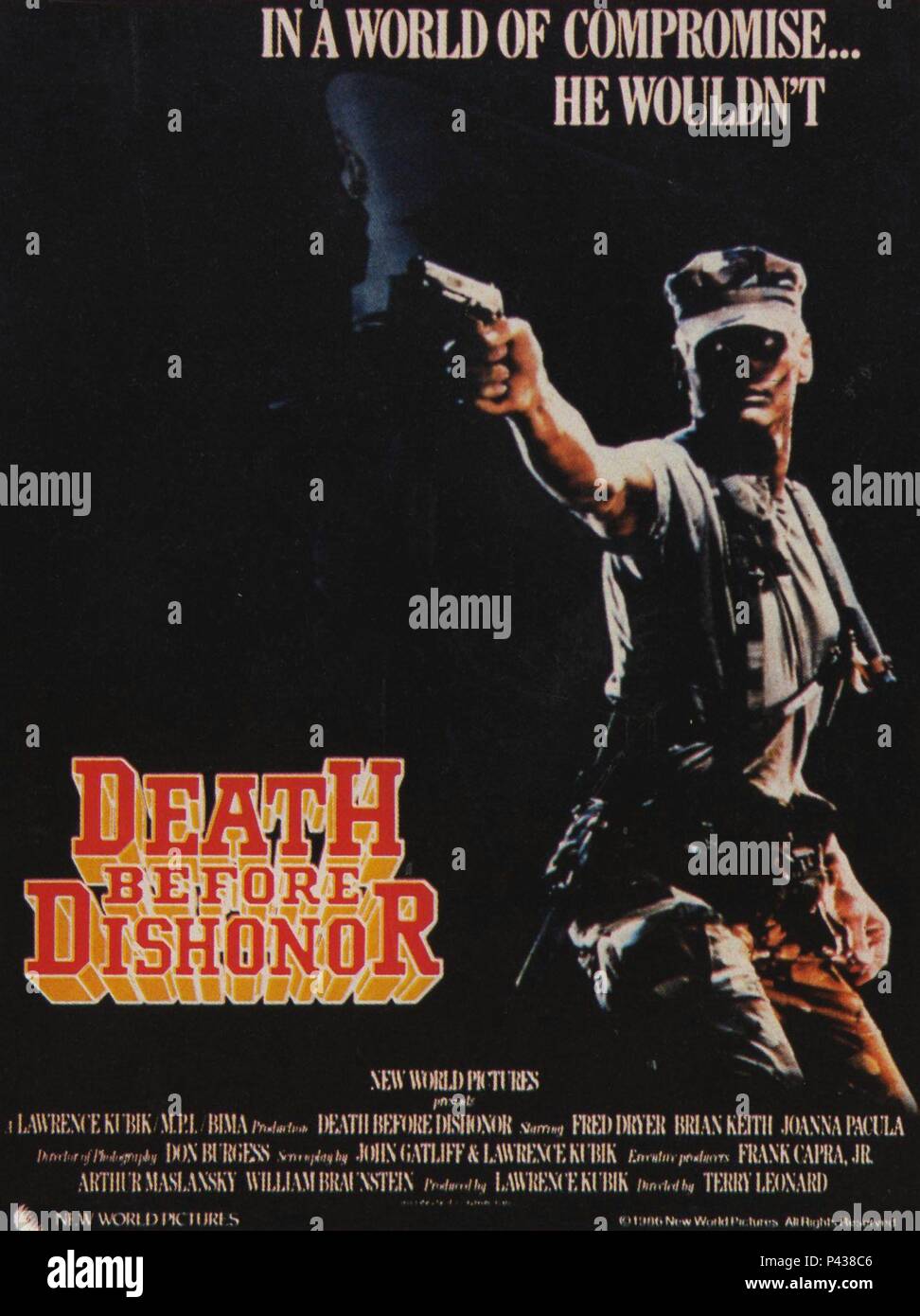 Original Film Title DEATH BEFORE DISHONOR. English Title DEATH BEFORE