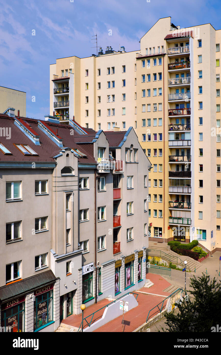 Warsaw, Mazovia / Poland 2018/06/03 Stoklosy quarter in Ursynow