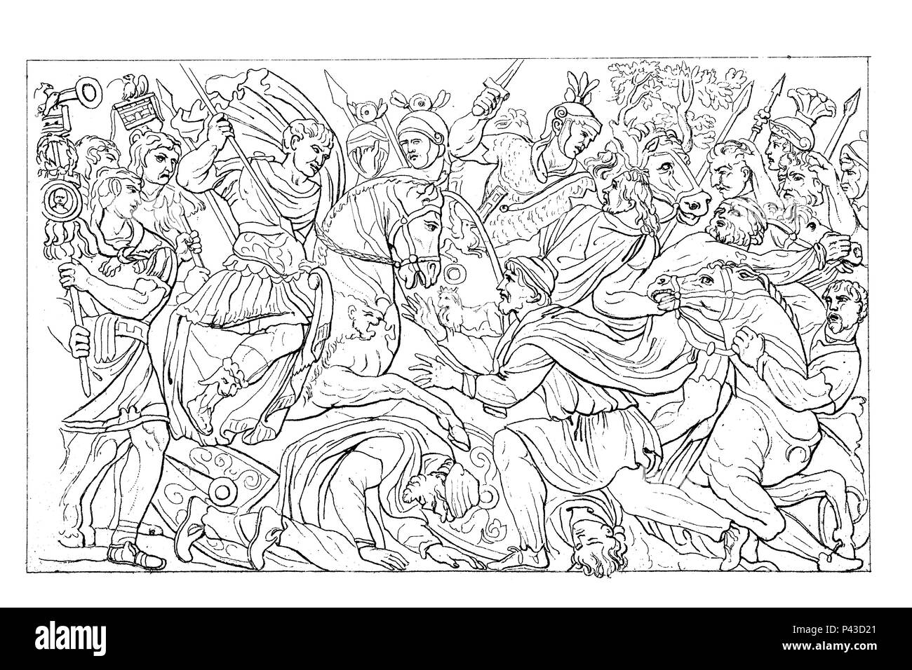 Historical rome scene Cut Out Stock