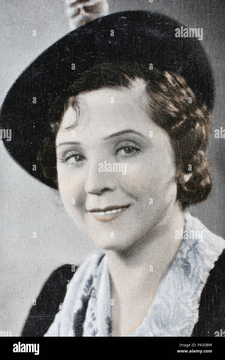 Lucie Englisch, 8 February 1902 in Baden bei Wien-12 October 1965, was an Austrian actress, digital improved reproduction of an historical image Stock Photo