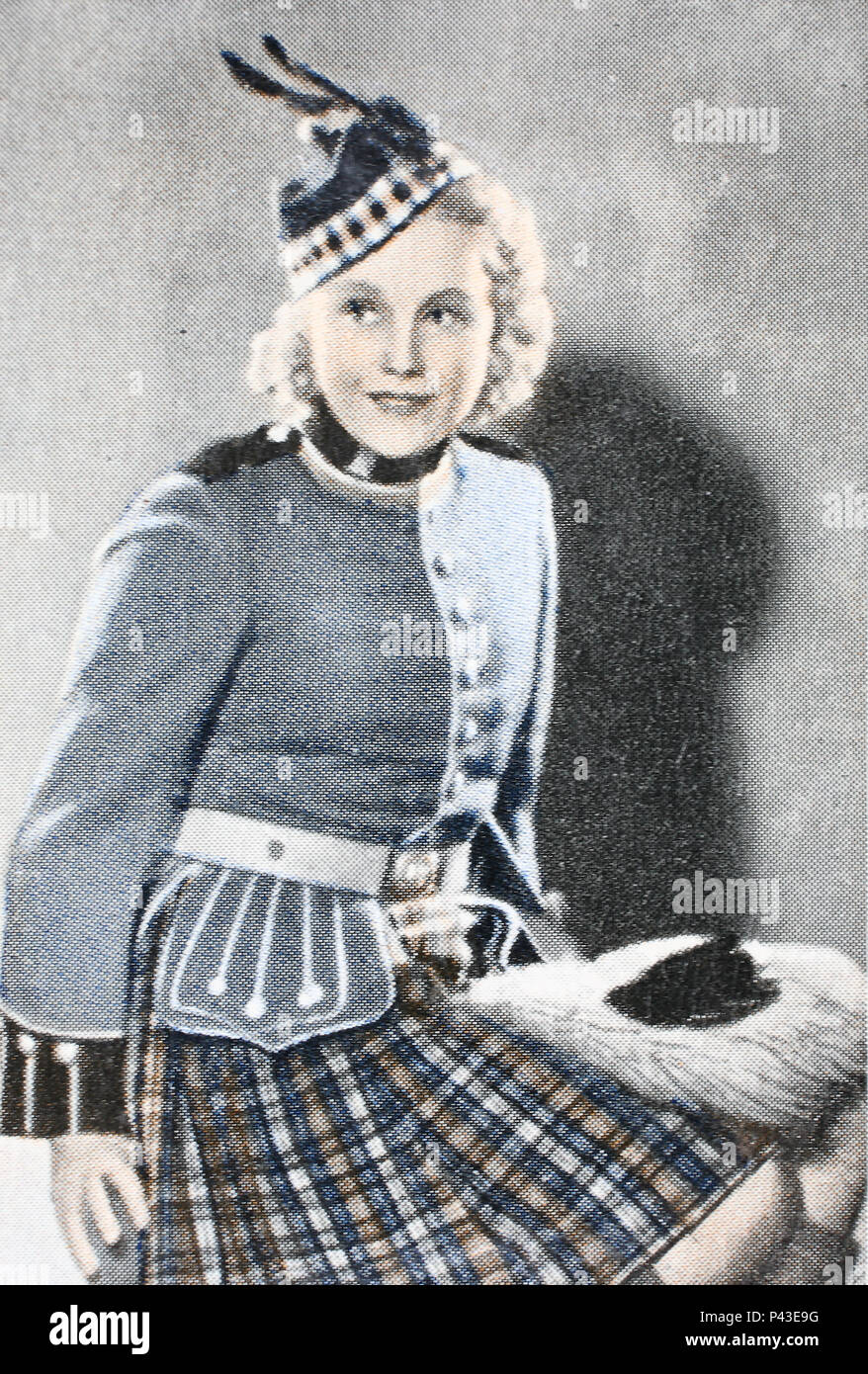 Anny Ondra, 15 May 1903-28 February 1987, was a Czech film actress. She was married to German boxing champion Max Schmeling, digital improved reproduction of an historical image Stock Photo