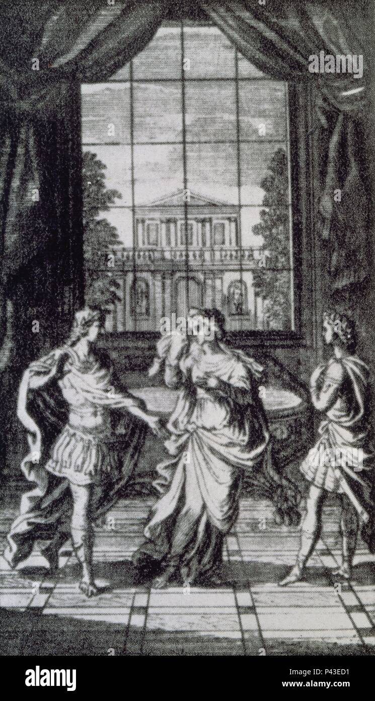 ESCENA DE BERENICE. Author: RACINE, JEAN. Location: BIBLIOTECA NACIONAL ...