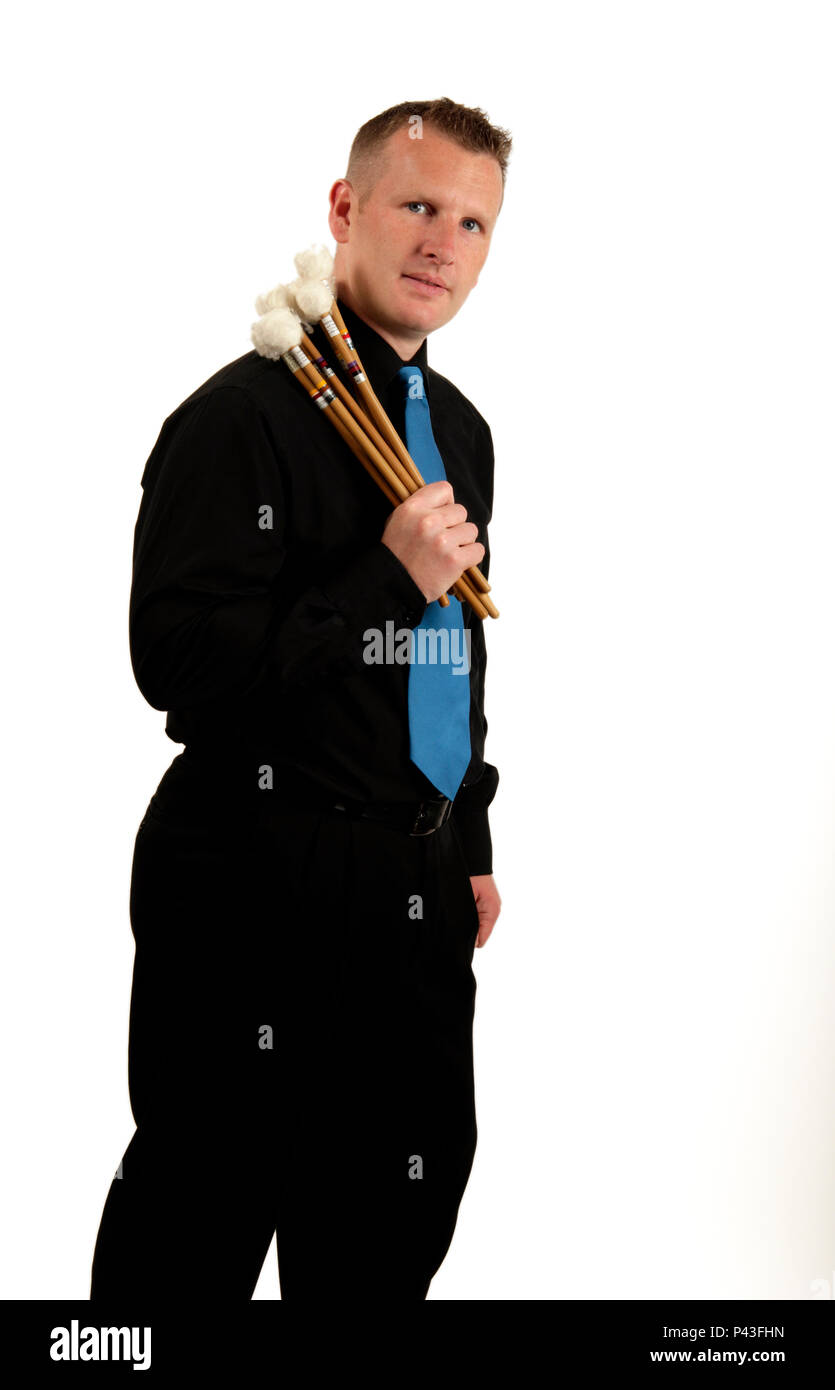Percussionist Holding Sticks Stock Photo Alamy percussionist-holding-sticks-stock-photo-alamy