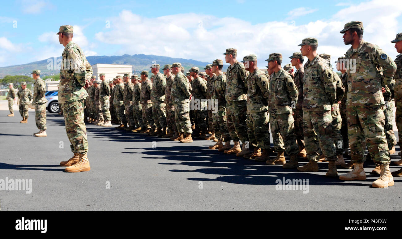 Soldiers of the Hawaii Army National Guard’s Bravo Company, 777th ...