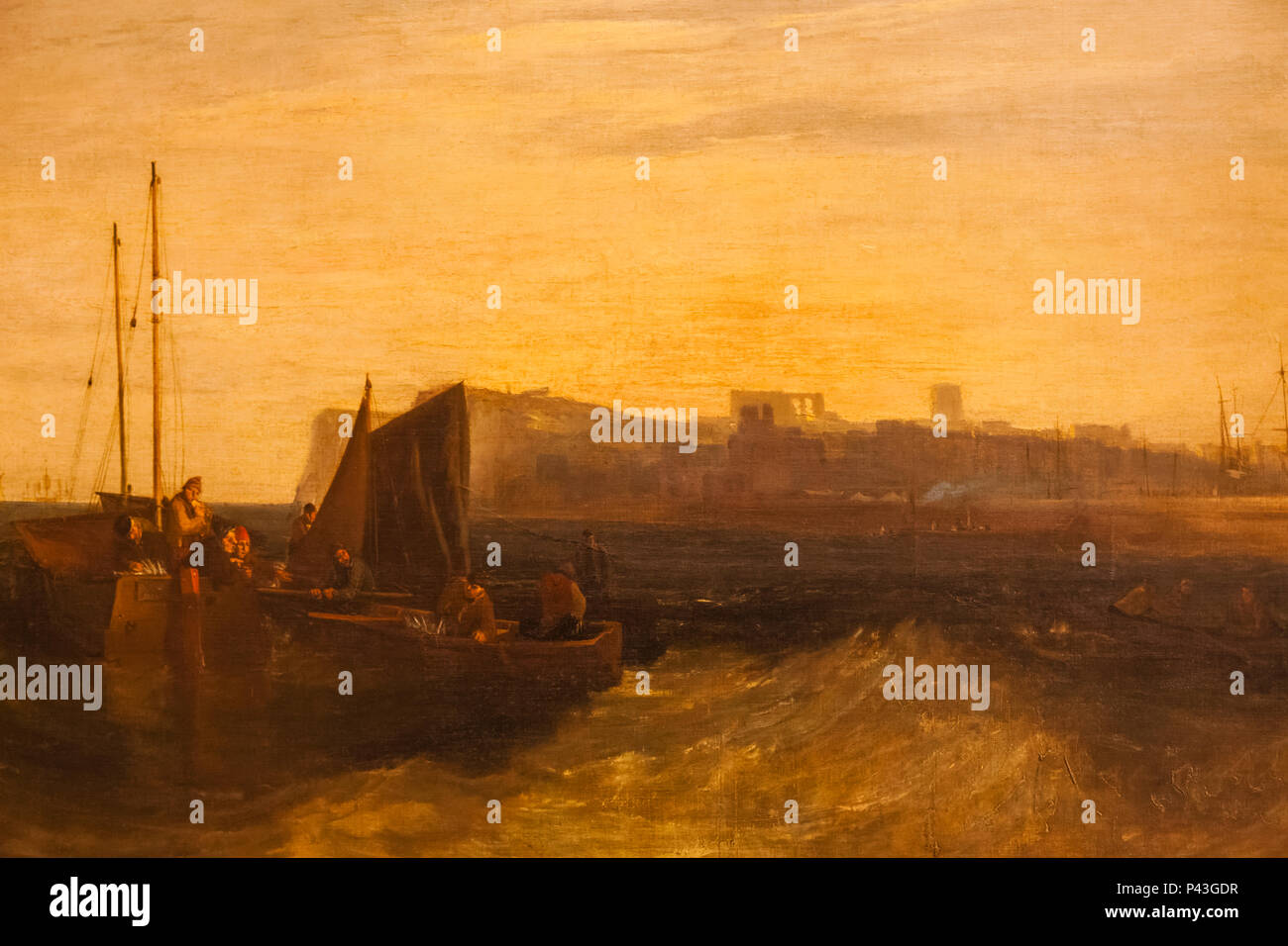 Painting of Margate by JWM Turner Stock Photo