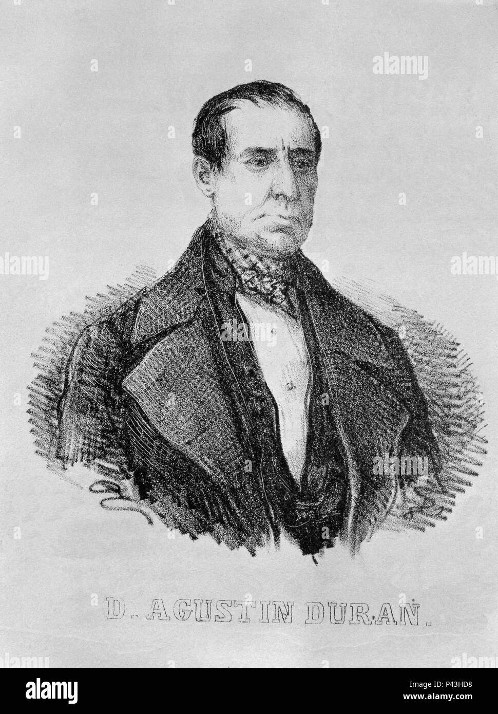 AGUSTIN DURAN (17891862) ESCRITOR Y ERUDITO ESPAÑOL DEL ROMANTICISMO