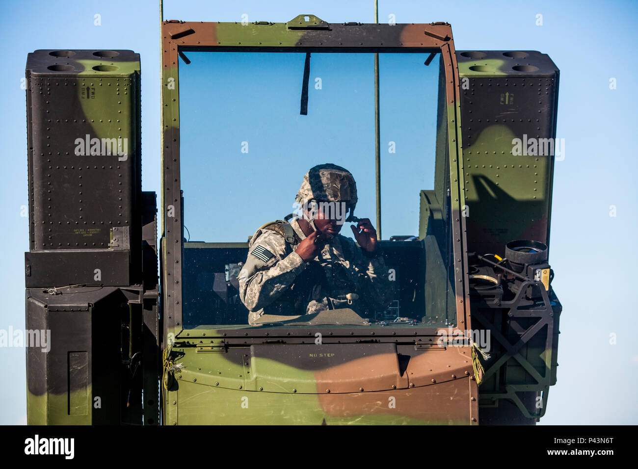 U.S. Army Pvt Abel S. Quoi, an Avenger crewman assigned to Echo Battery ...