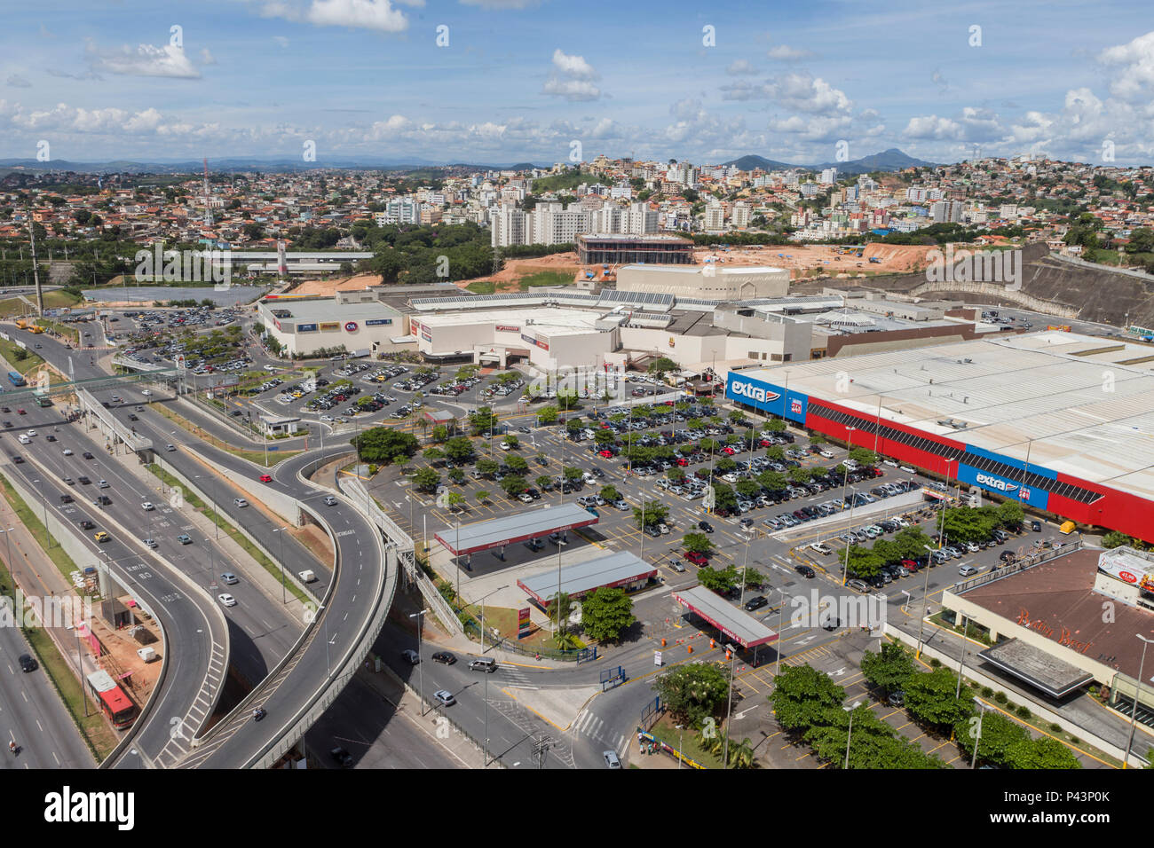 Vista Panorâmica do Minas Shopping, Belo Horizonte / MG - Brasil. foto ...