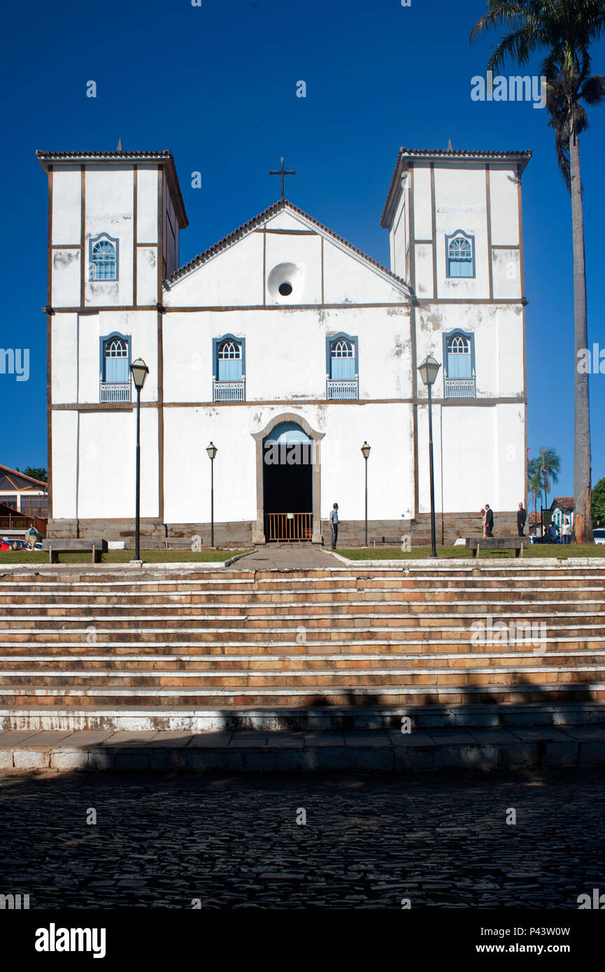 Igreja Matriz, PirenÃ³polis/GO, Brasil - 13/07/2013. Foto: AndrÃ© Fortes/Foto Arena Stock Photo