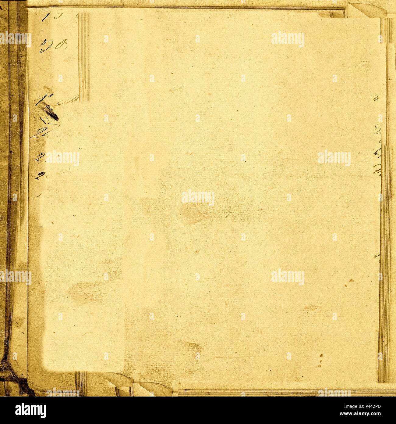 Vintage frame borders on sepia paper background Stock Photo Alamy