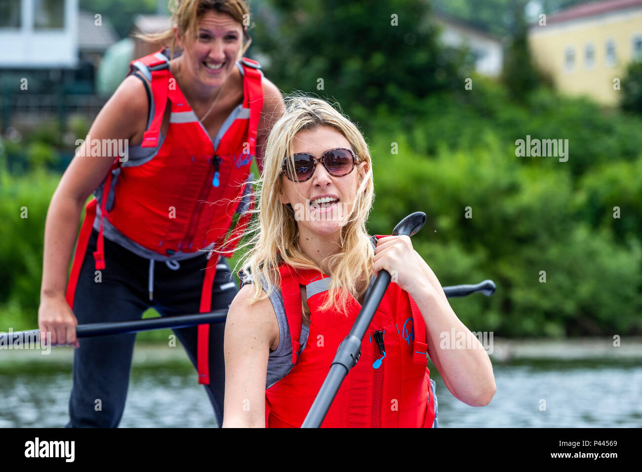 Stand up paddle boarding with Inspire to Adventure on the River Wye at