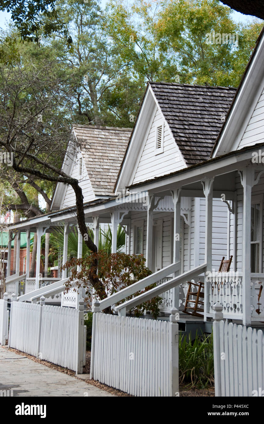 A row of restored Casitas, (small houses), typical cigar workers’ homes