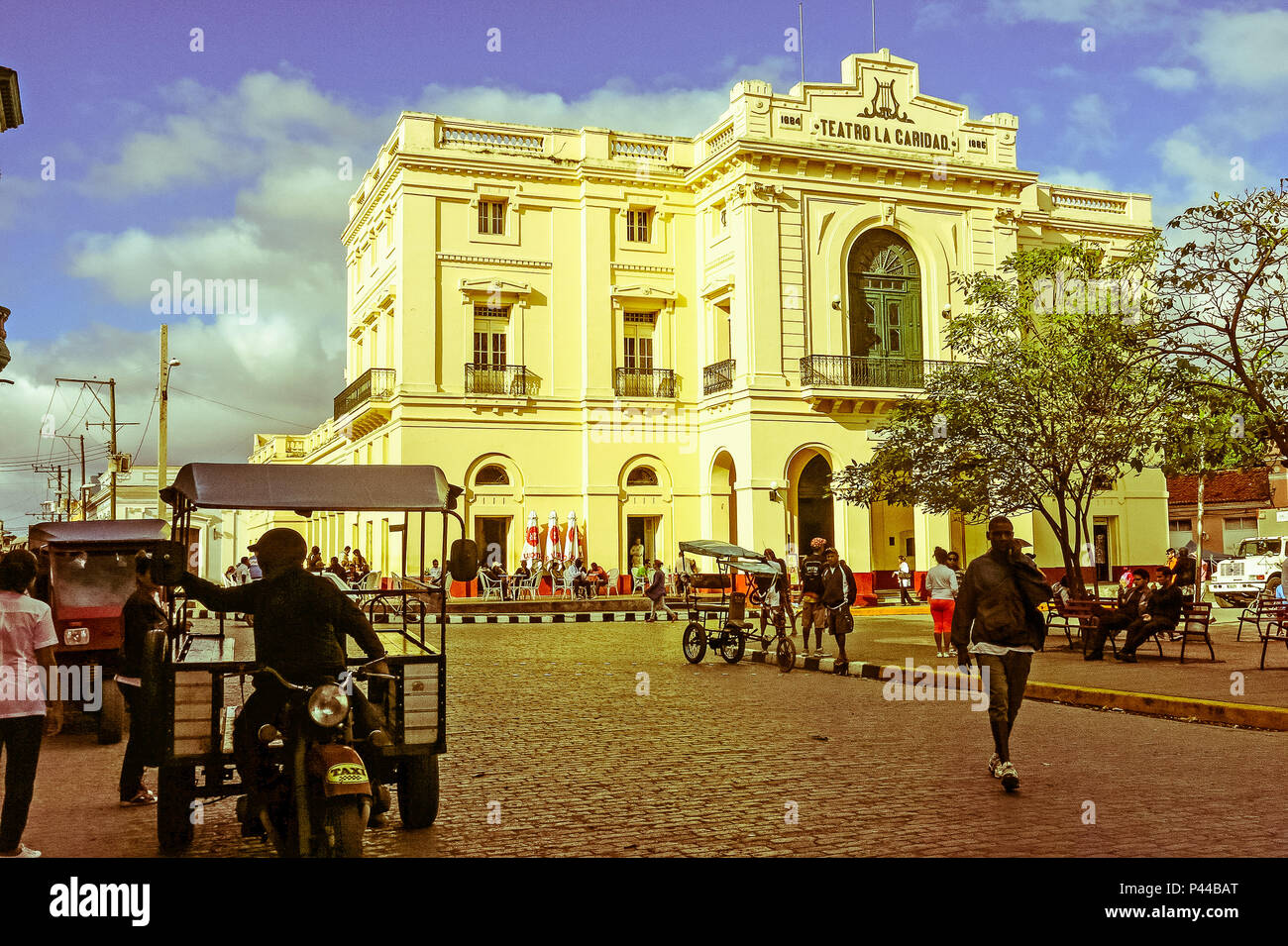SANTA CLARA, CUBA - JANUARY 11, 2017: Theater Caridad. A national