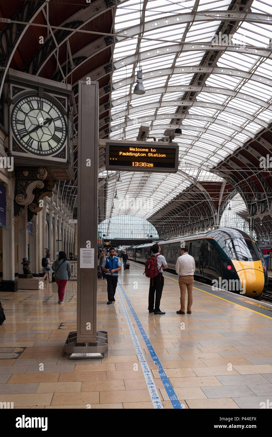 Paddington, London, United Kingdom, Tuesday 19th June 2018, London