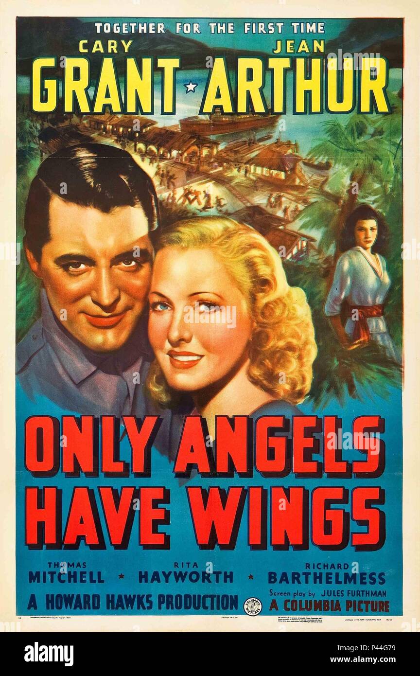 Original Film Title: ONLY ANGELS HAVE WINGS. English Title: ONLY ANGELS ...