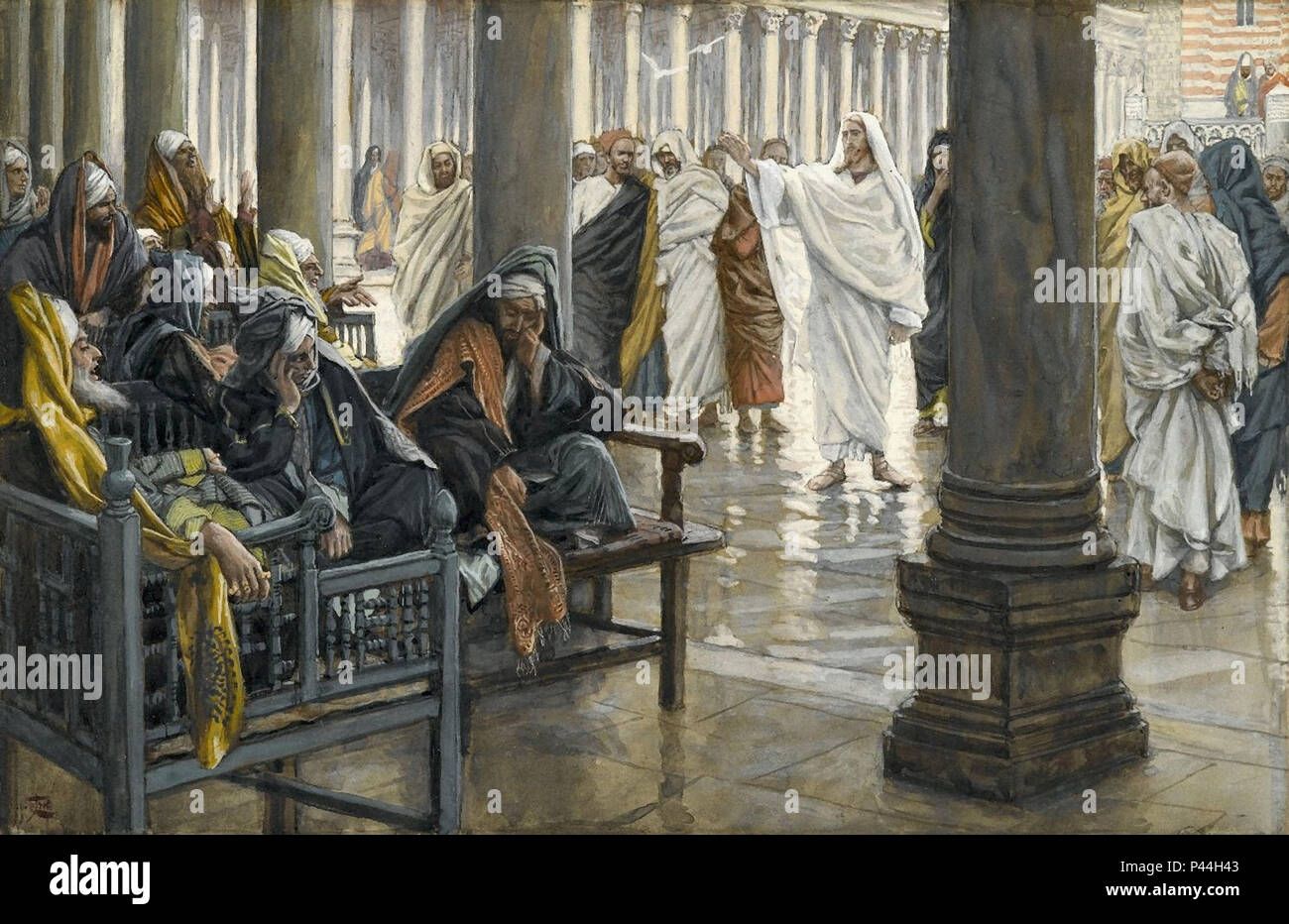 Tissot James Jacques the Life of Christ Woe Unto You Scribes