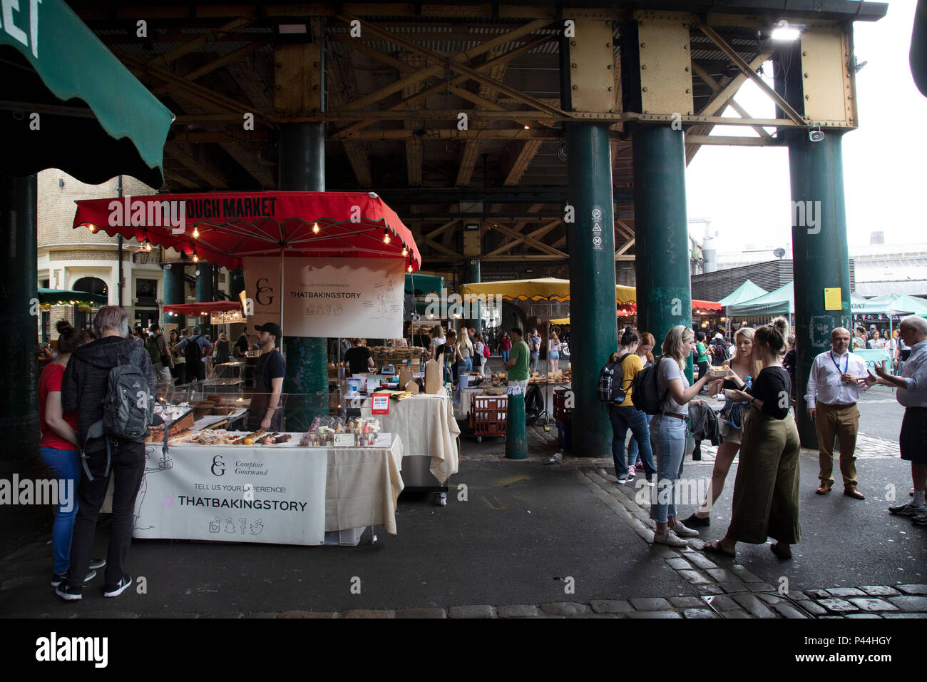 Borough Market in London, England, United Kingdom. Borough Market is a