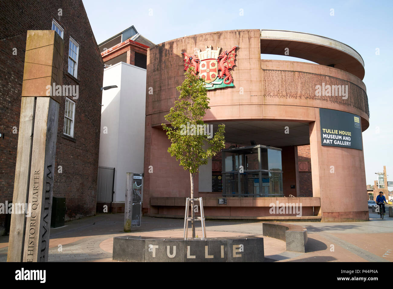 Tullie House Museum and Art Gallery Carlisle Cumbria England UK Stock Photo