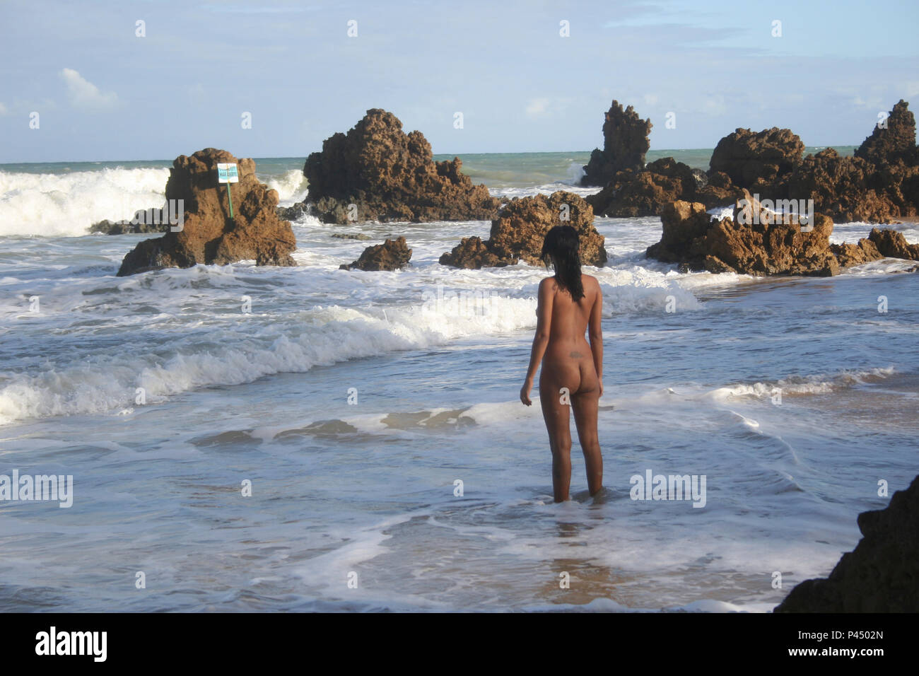 Praia da Tambaba - nudismo. JoÃ£o Pessoa/PB Data: 10/12/2007 Foto: T.  Fernandes/ Fotoarena Stock Photo - Alamy