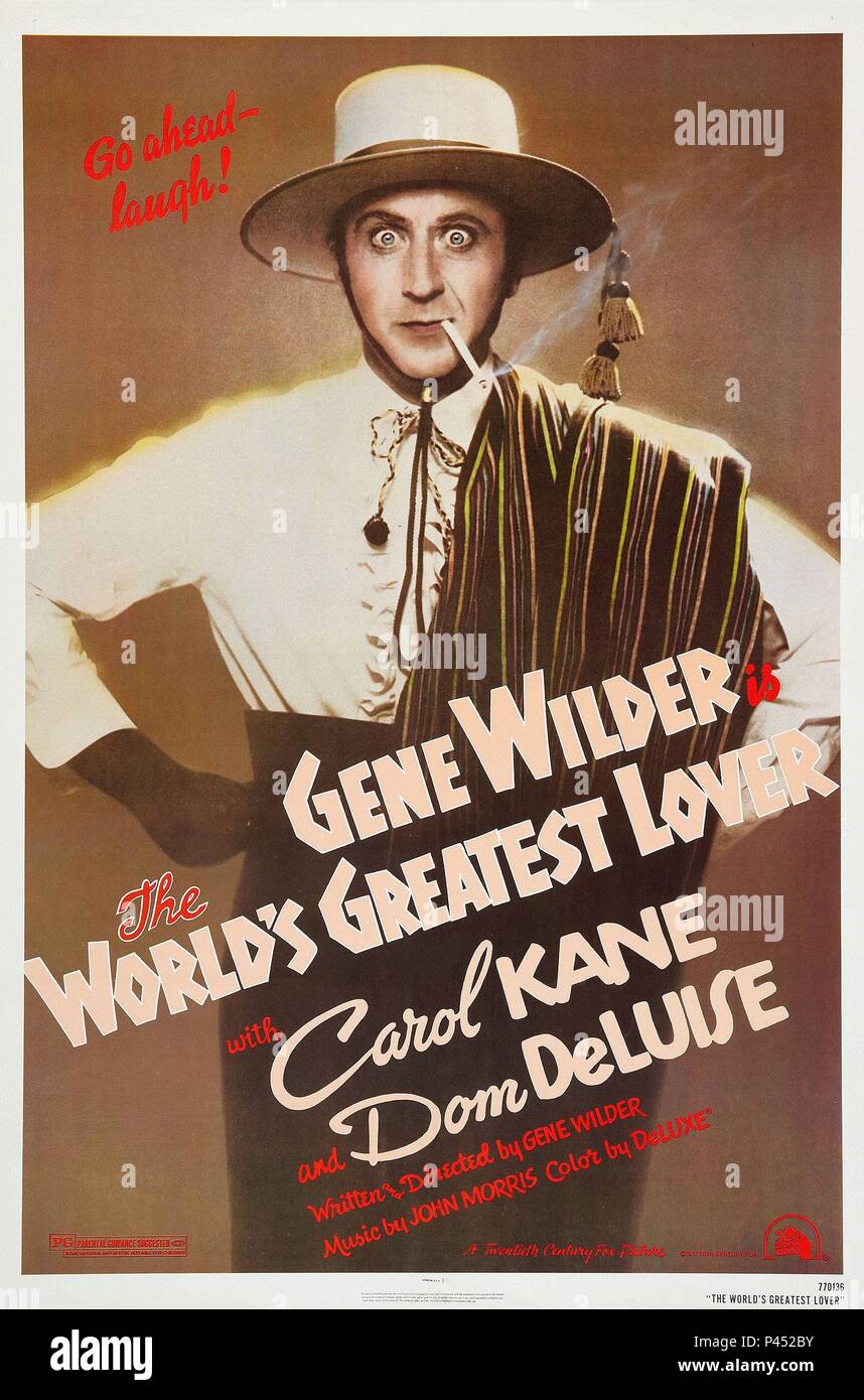 Original Film Title: THE WORLD'S GREATEST LOVER.  English Title: THE WORLD'S GREATEST LOVER.  Film Director: GENE WILDER.  Year: 1977. Credit: JOUER LIMITED / Album Stock Photo