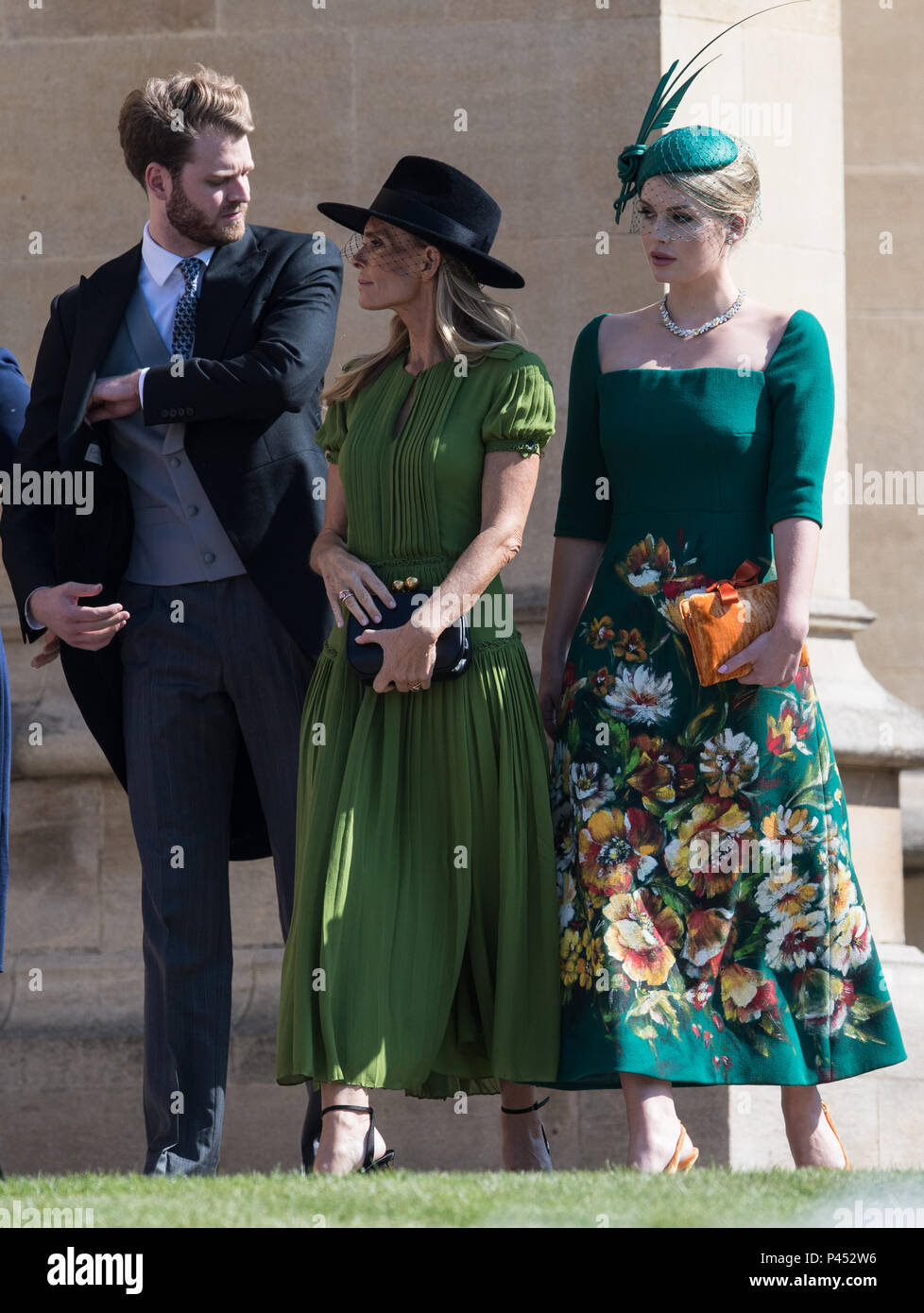The Wedding Of Prince Harry And Meghan Markle At Windsor Castle Featuring Lady Kitty Spencer Victoria Aitken Where Windsor United Kingdom When 19 May 2018 Credit John Rainford Wenn Stock Photo Alamy