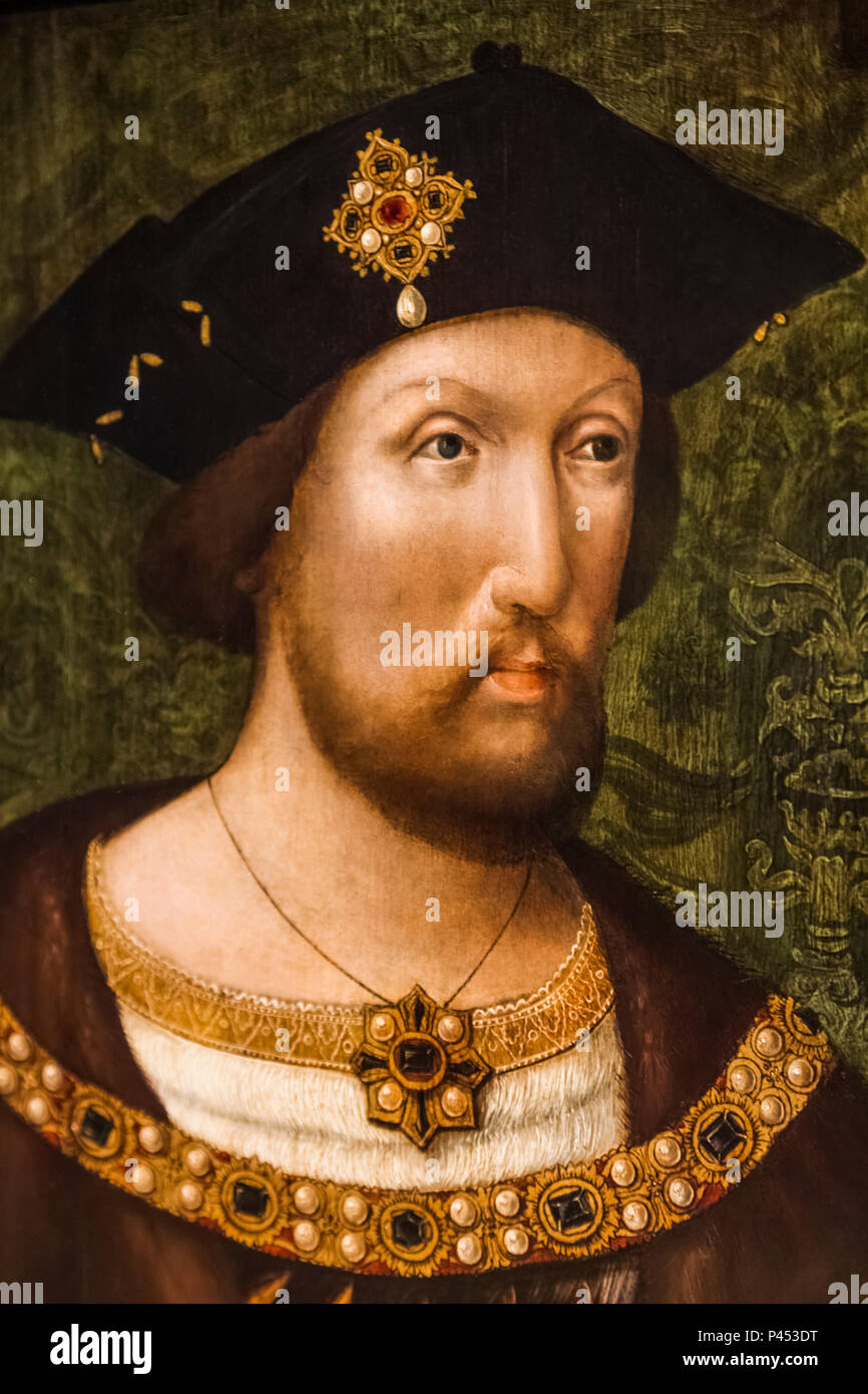 Portrait of King Richard VIII dated 1520 Stock Photo Alamy