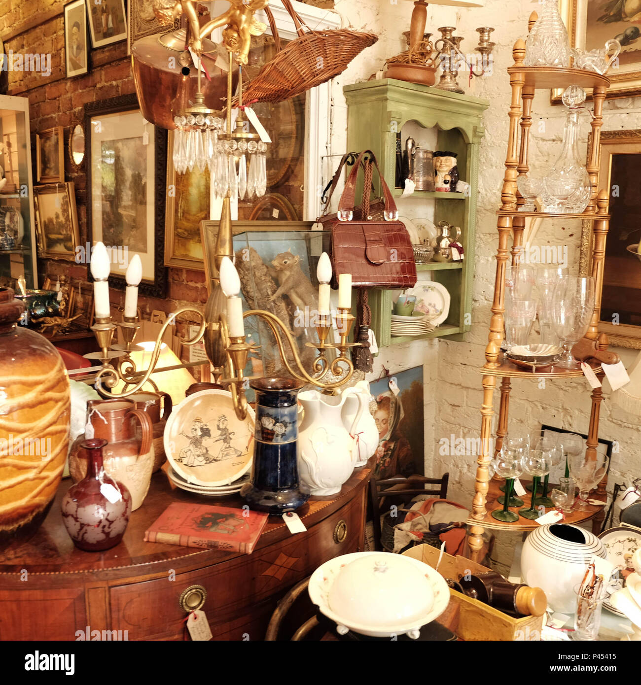 antique and junk shop Stock Photo Alamy