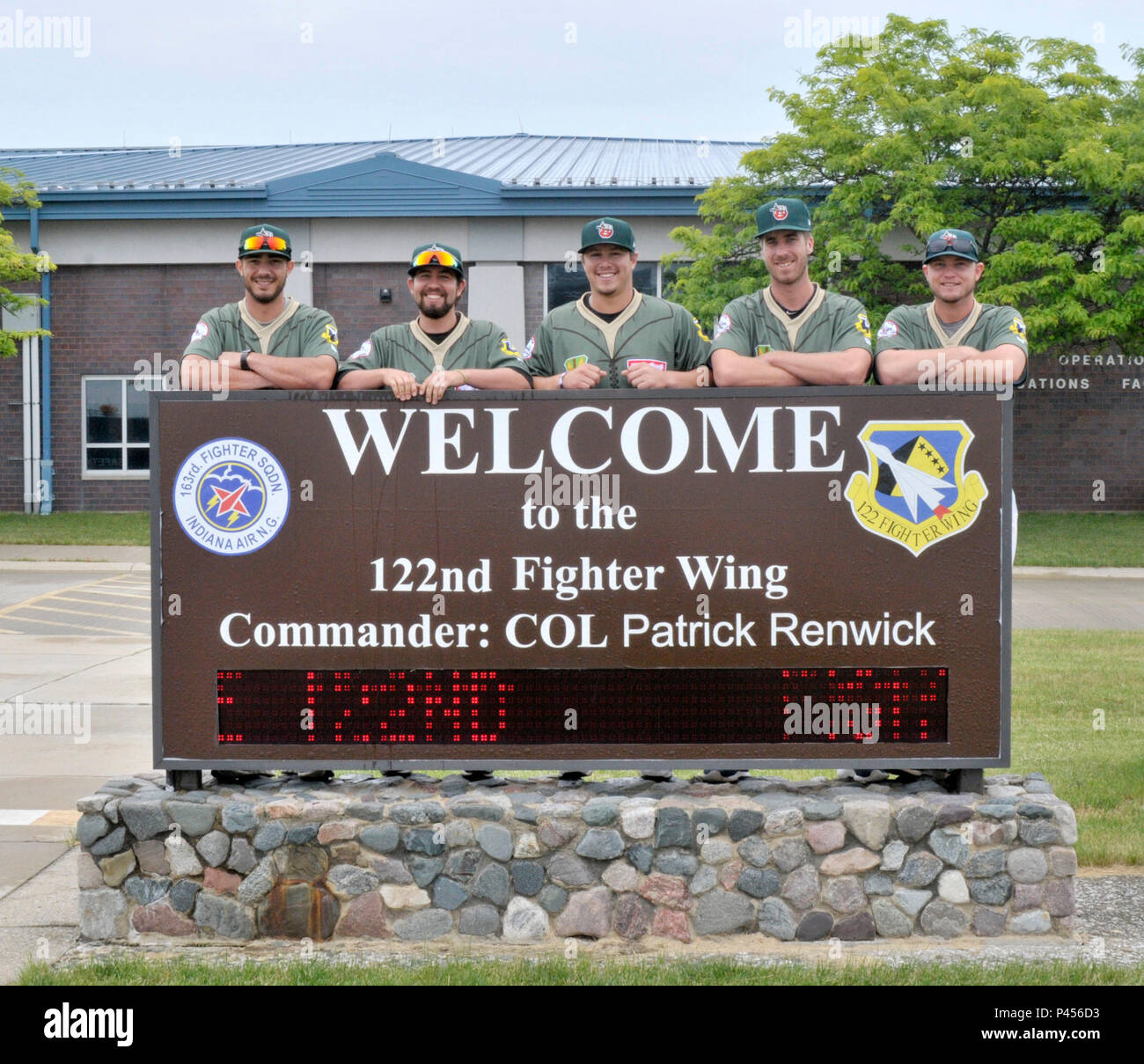 Members of the Fort Wayne TinCaps baseball team toured the 122nd