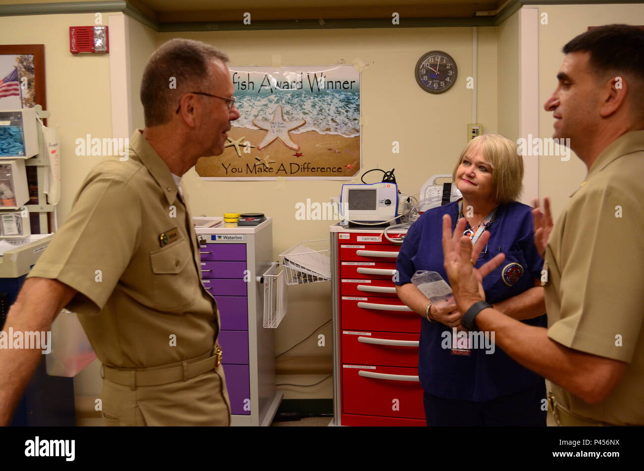 Judy Solar, Labor and Delivery nurse, and Capt. Rick Freedman