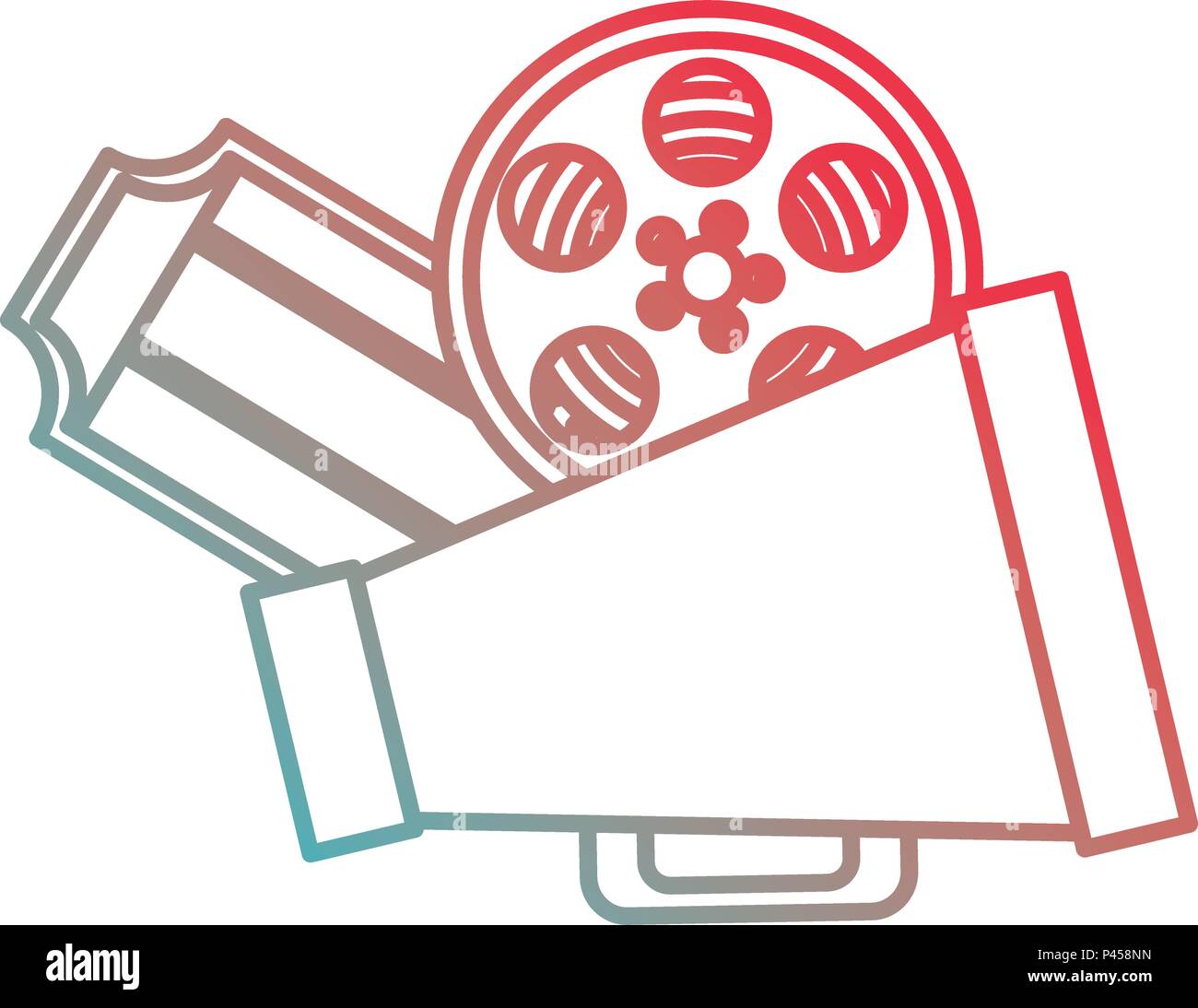 cinema entertainment set icons Stock Vector Image & Art - Alamy