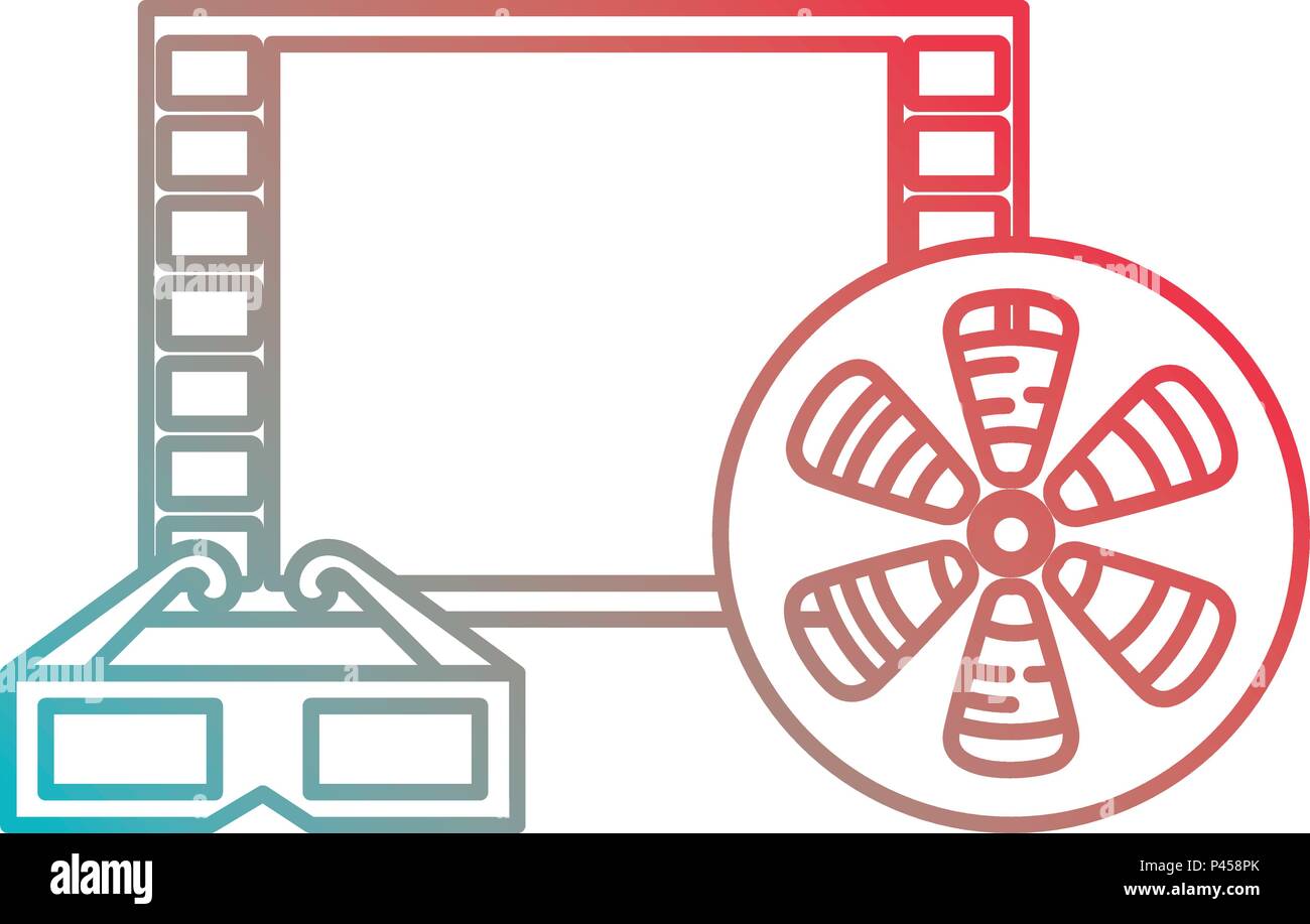 cinema entertainment set icons Stock Vector Image & Art - Alamy