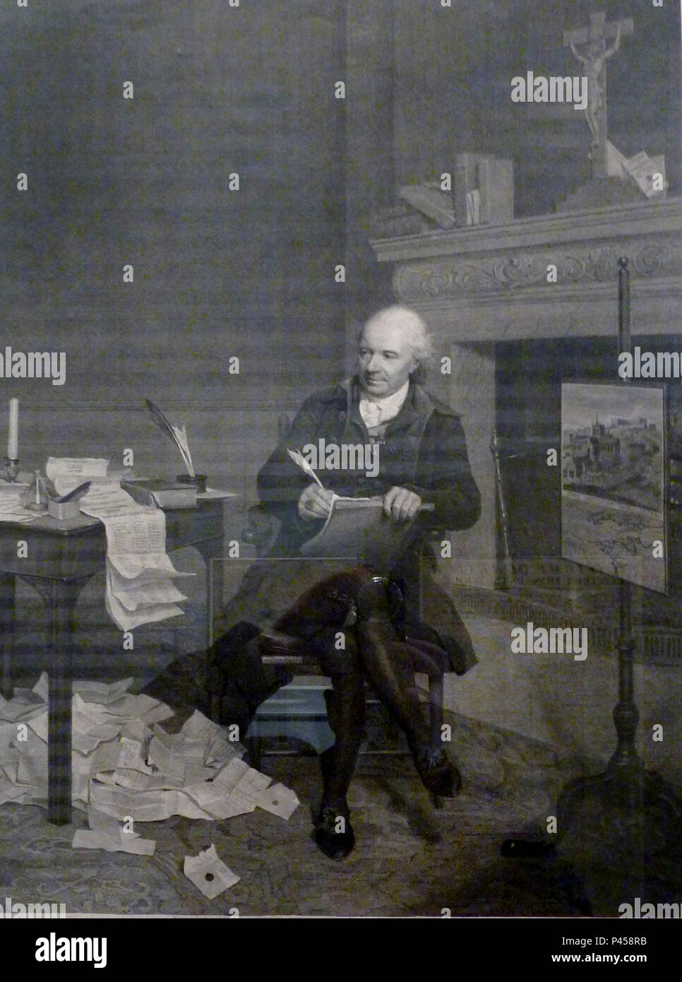 101 William Skelton 1897 Portrait de JeanFrançois de la Marche Stock