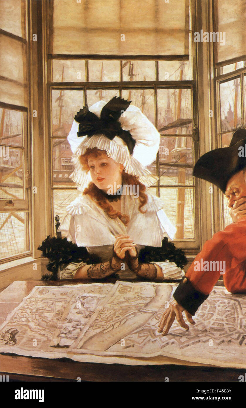 Tissot  James Jacques - the Tedious Story Stock Photo