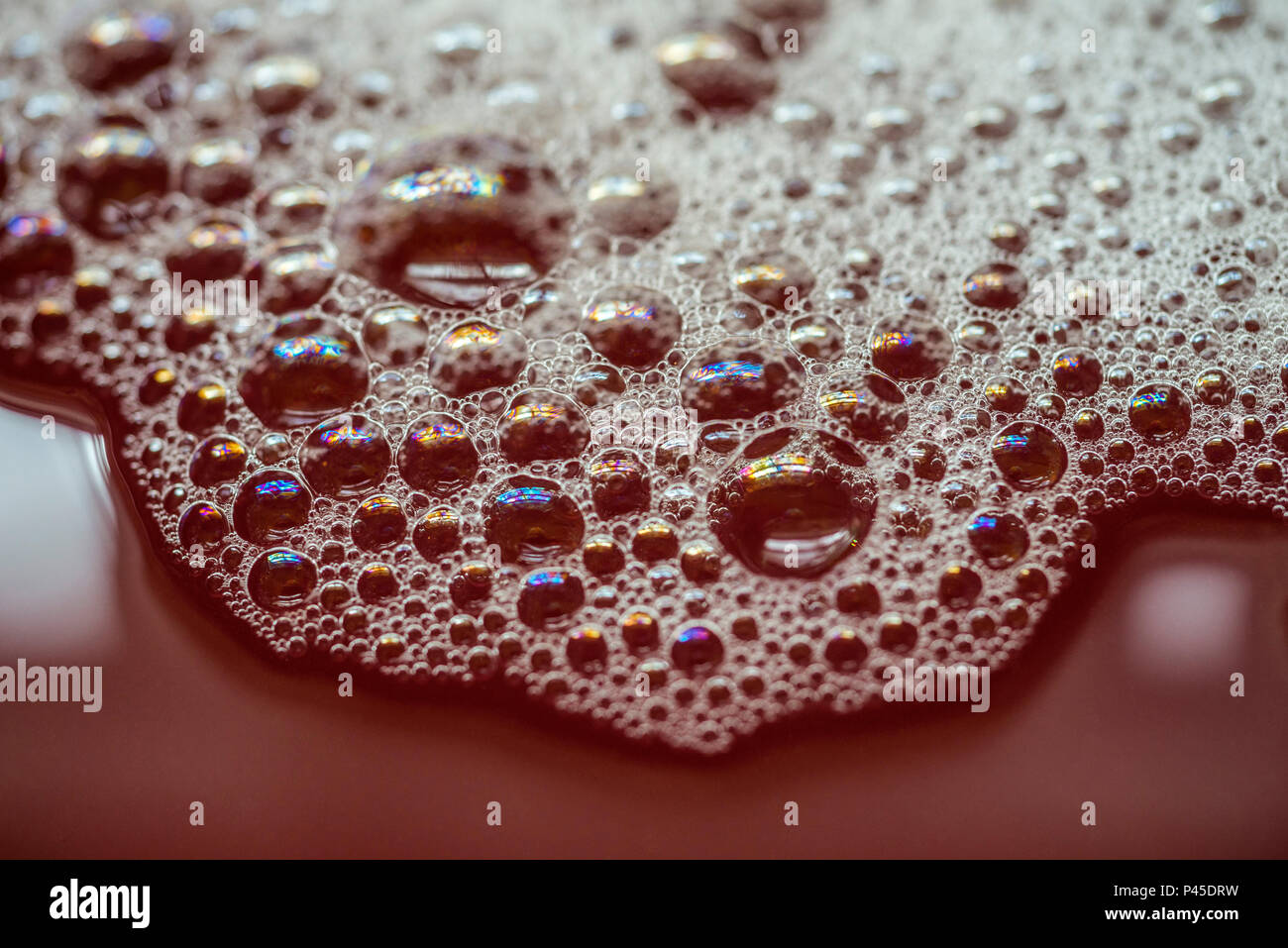 Soap bubbles in a kitchen sink Stock Photo Alamy