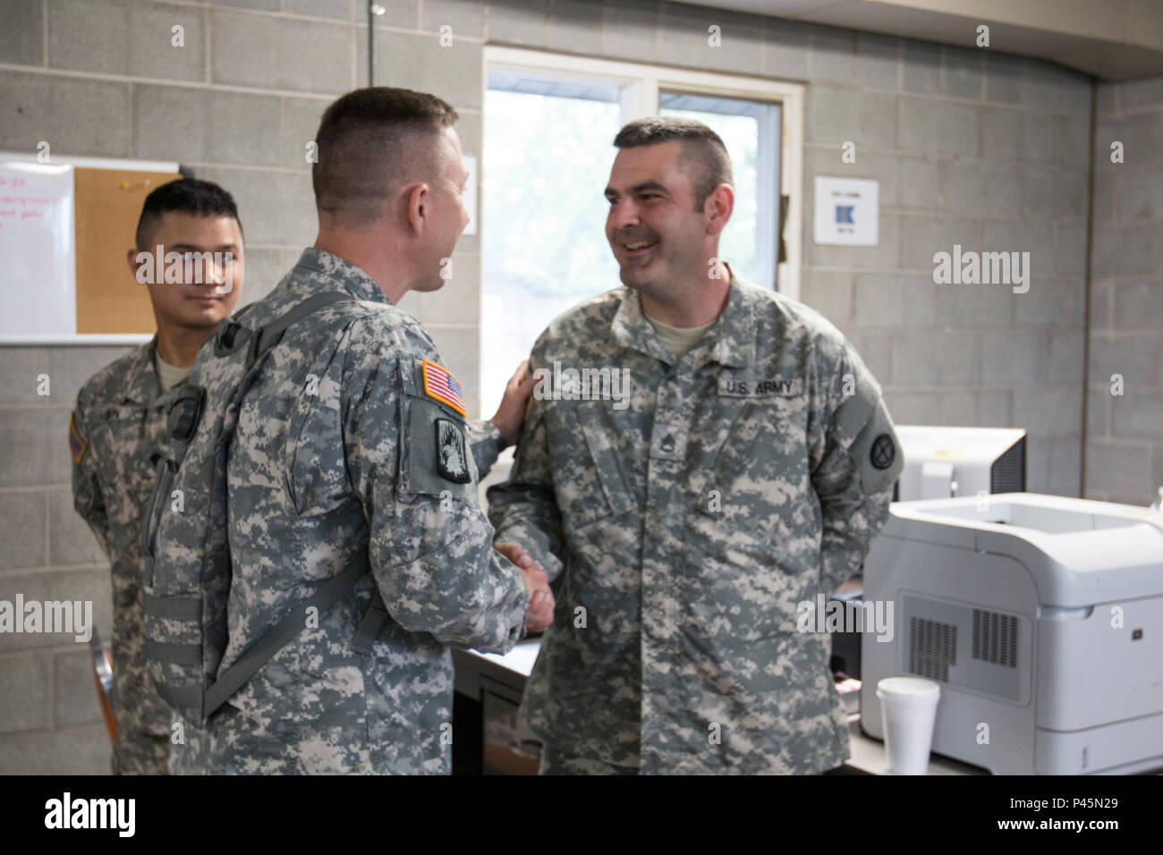 Command Sgt. Maj. Stephen Cunnien, 34th Combat Aviation Brigade command ...