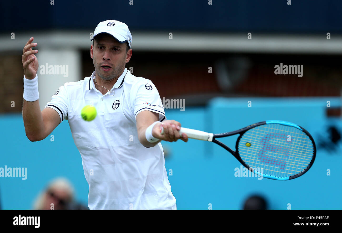 Luxembourg s Gilles Muller During Day Three Of The Fever Tree 