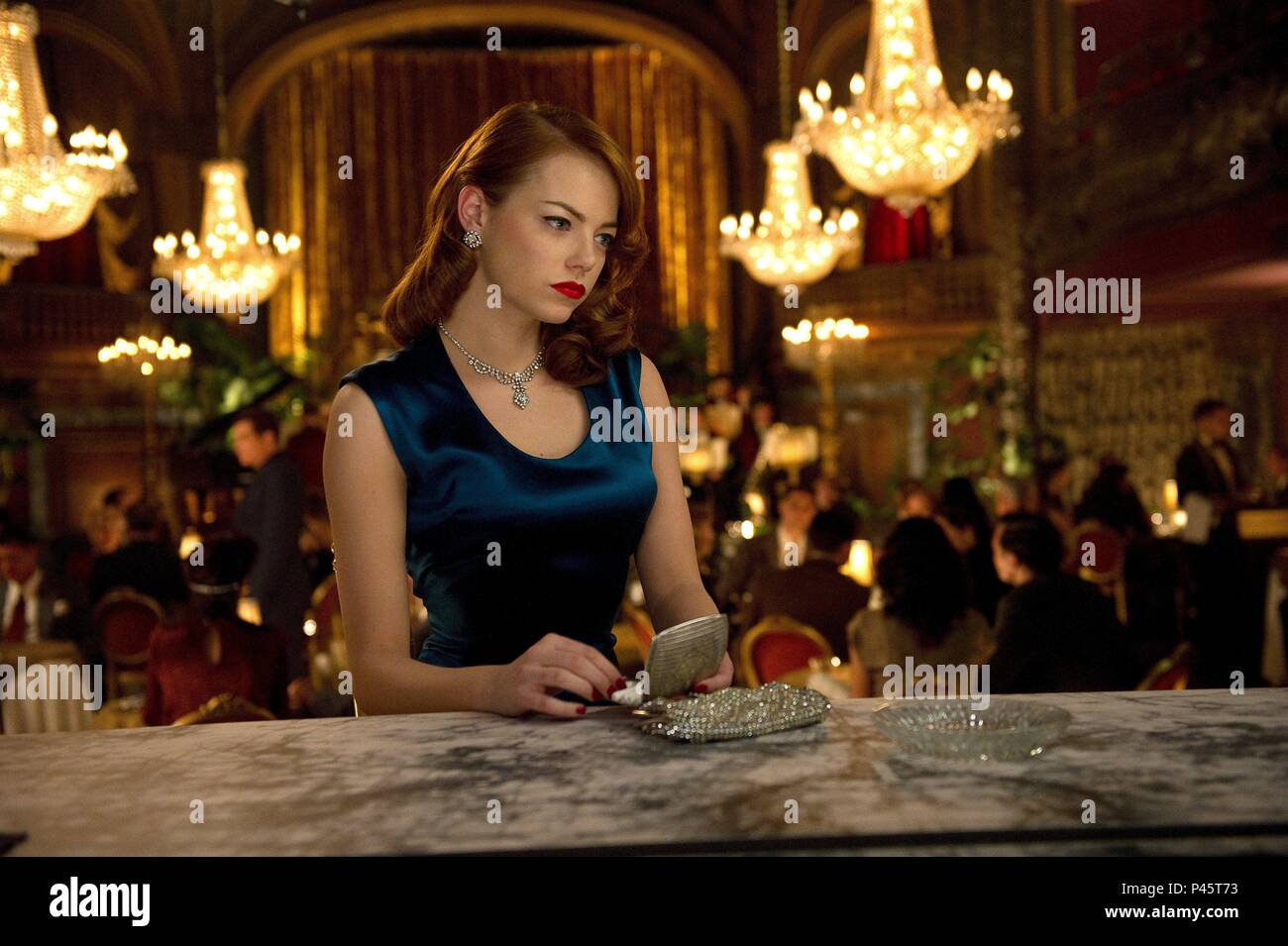Original Film Title: GANGSTER SQUAD.  English Title: GANGSTER SQUAD.  Film Director: RICHARD FLEISCHER.  Year: 2013.  Stars: EMMA STONE. Credit: VILLAGE ROADSHOW / Album Stock Photo