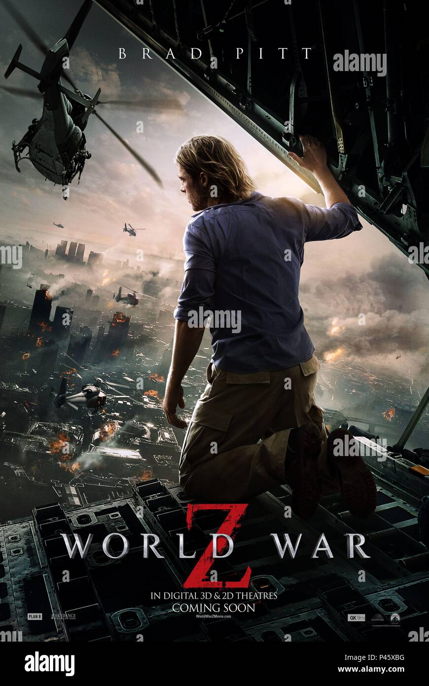 Original Film Title: WORLD WAR Z.  English Title: WORLD WAR Z.  Film Director: MARC FORSTER.  Year: 2013. Credit: PLAN B ENTERTAINMENT / Album Stock Photo