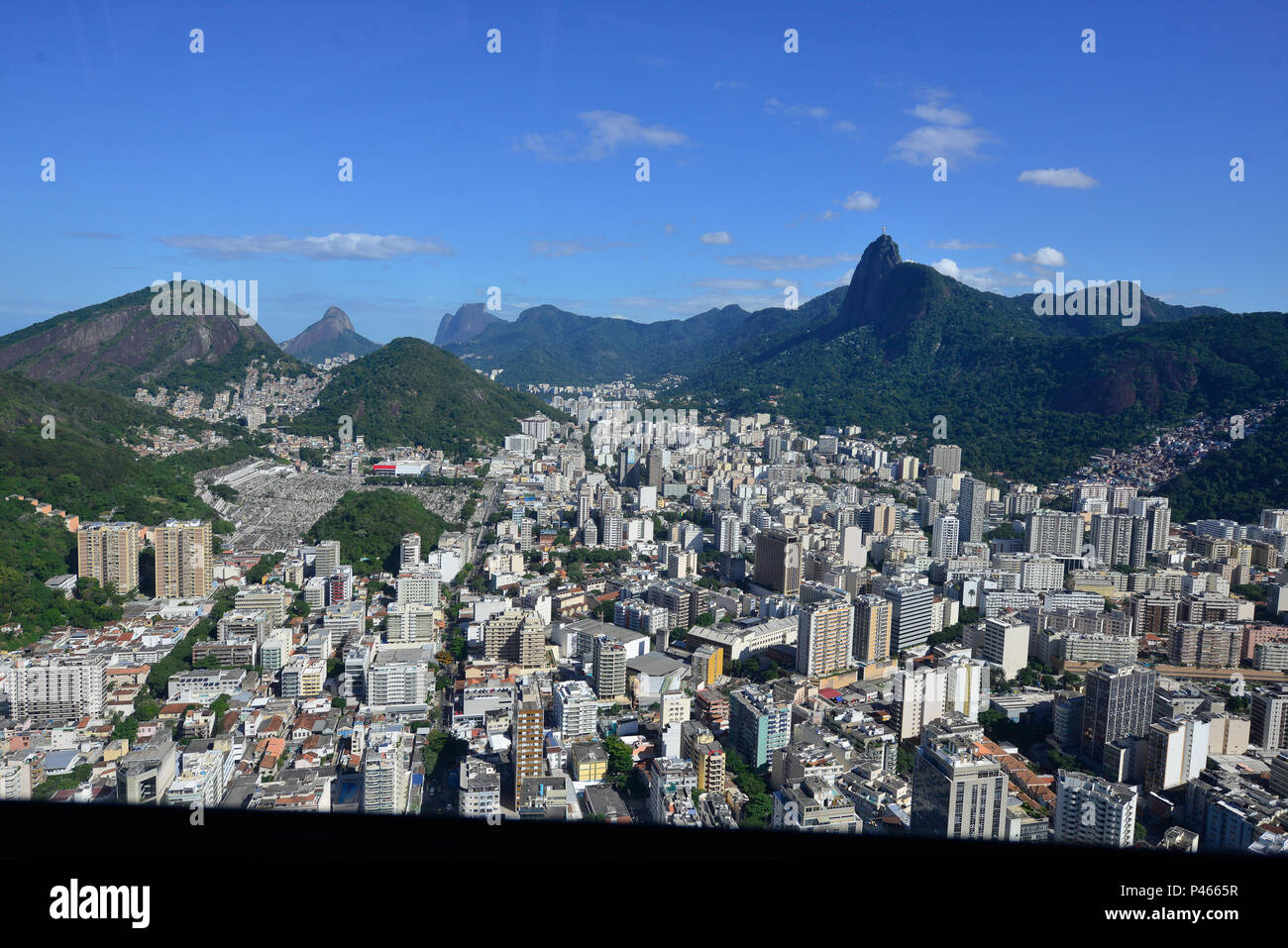 Vista aérea do Rio de Janeiro - RJ um dia depois do termino da Copa do Mundo de Futebol FIFA 2014 em 2016 a cidade recebe as Olimpíadas 2016 . 2014-07-14 RIO DE JANEIRO - RJ BRASIL Foto Lucas LACAZ RUIZ / Fotoarena Stock Photo