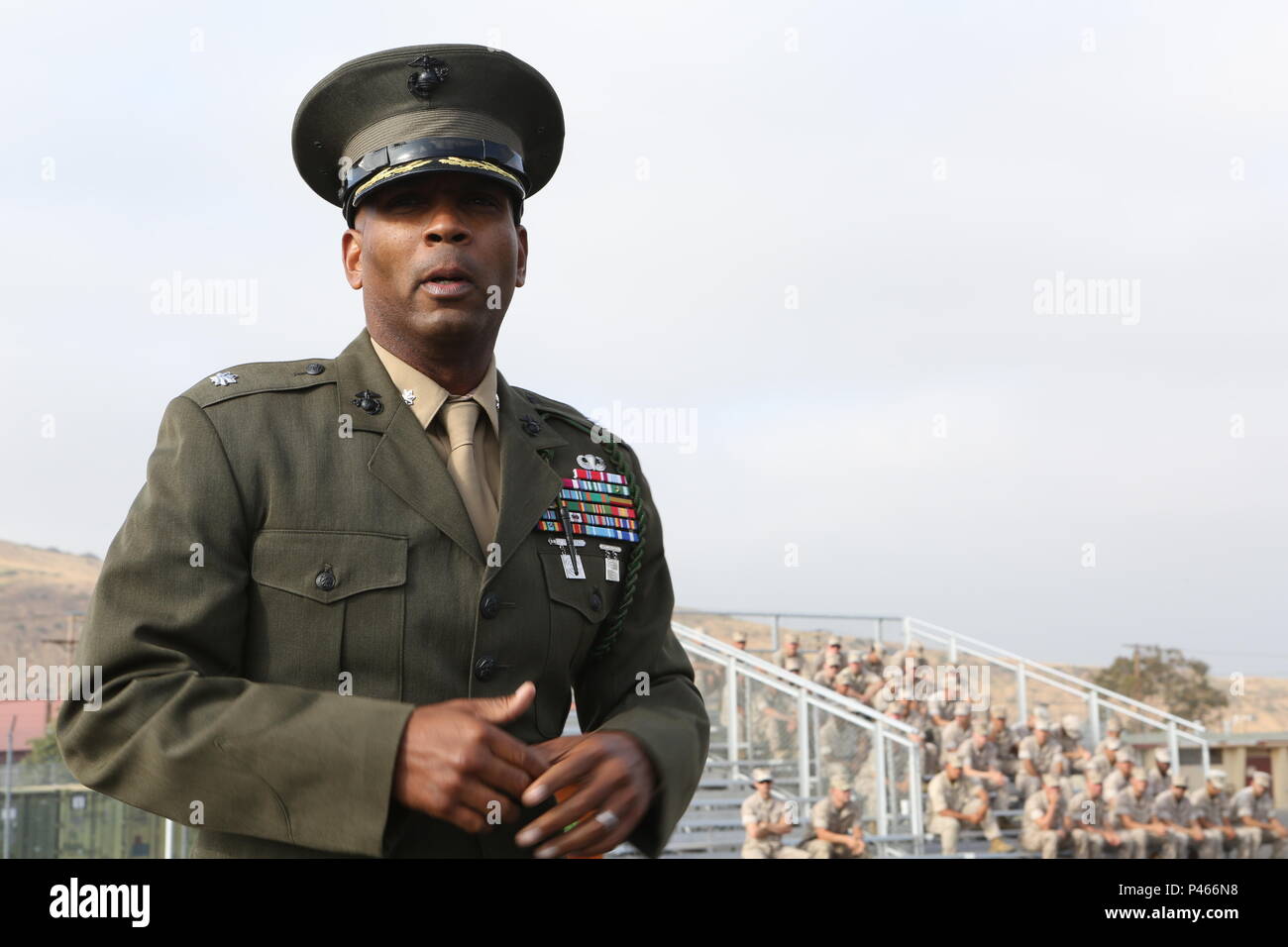 MARINE CORPS BASE CAMP PENDLETON, Calif. – Lt. Col. Rafael Candelario ...