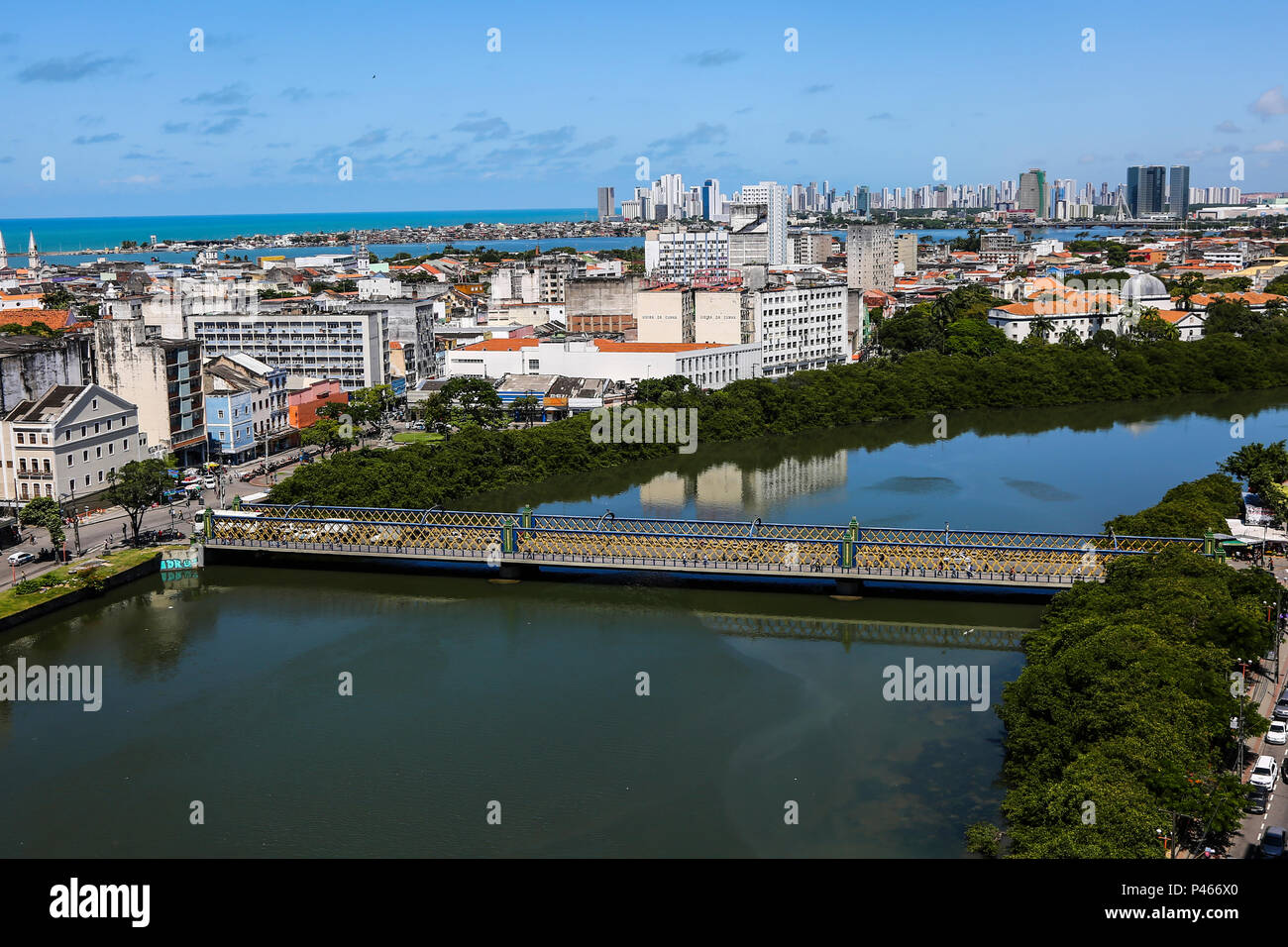 Rio Capibaribe Recife - Pernambuco Brasil RPPC 1939