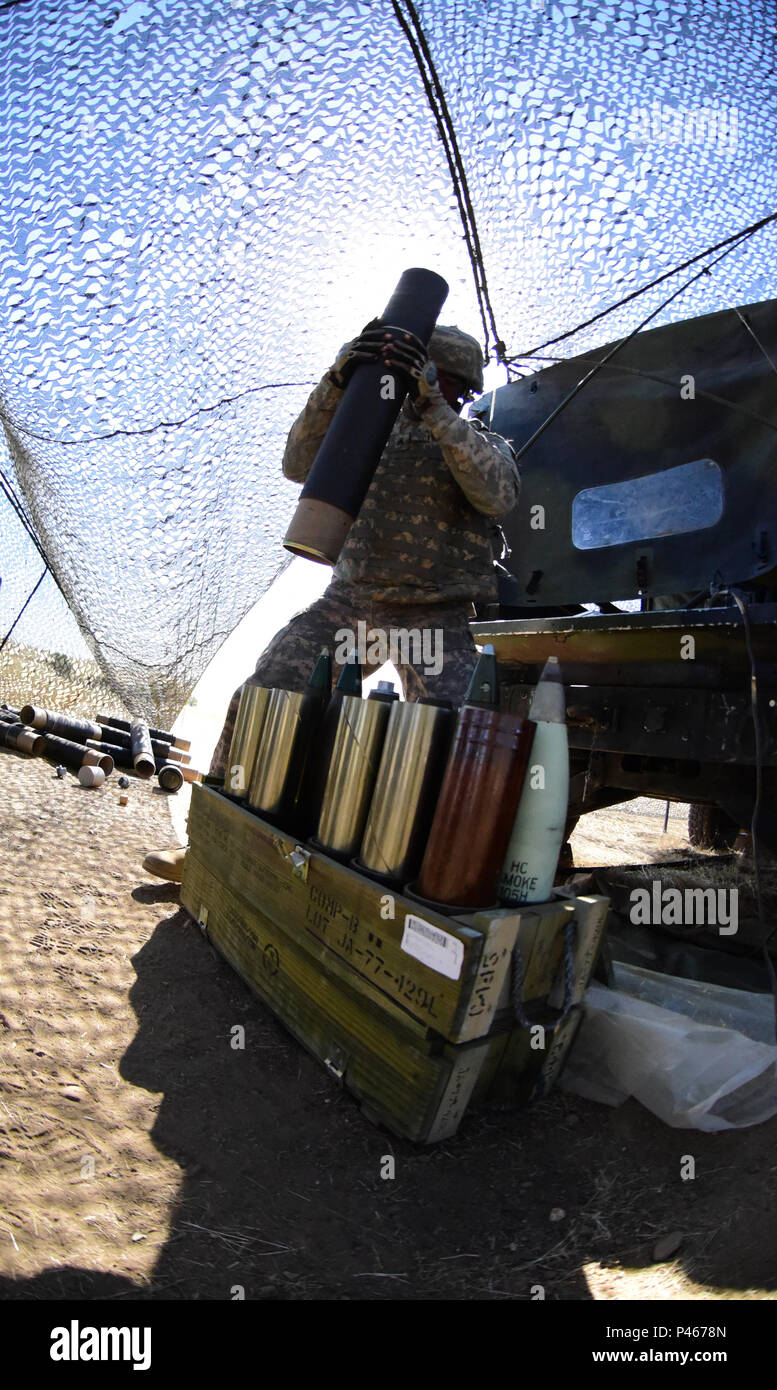 Soldiers of Alpha Battery, 1st Battalion, 487th Field Artillery, Hawaii
