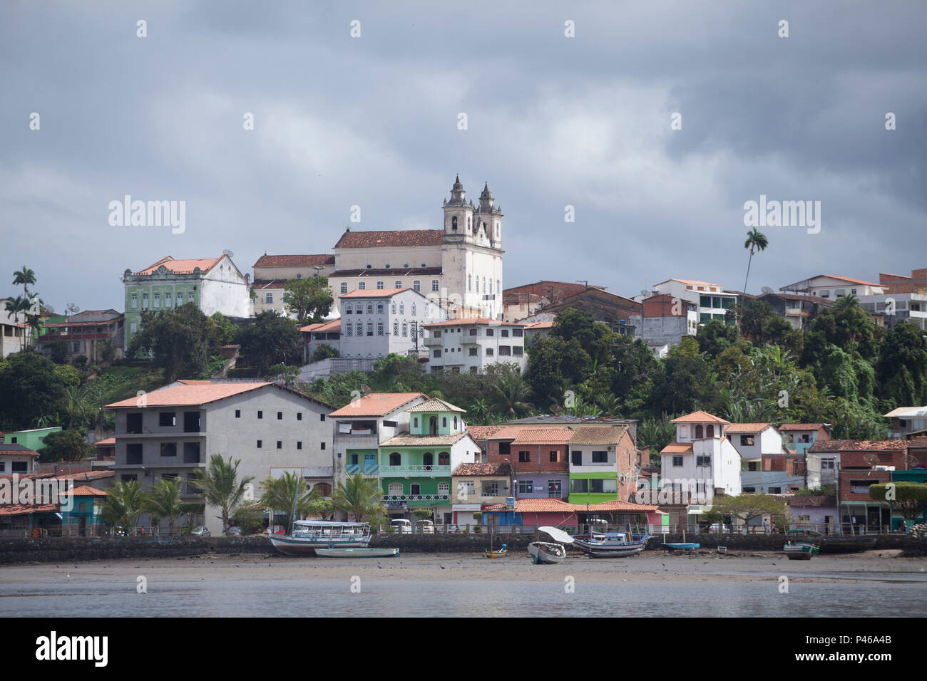Panorâmica da cidade de Camamu, no litoral da Costa do Dendê, Bahia. Camamu/Bahia, Brasil. Foto: T.Fernandes/Fotoarena Stock Photo