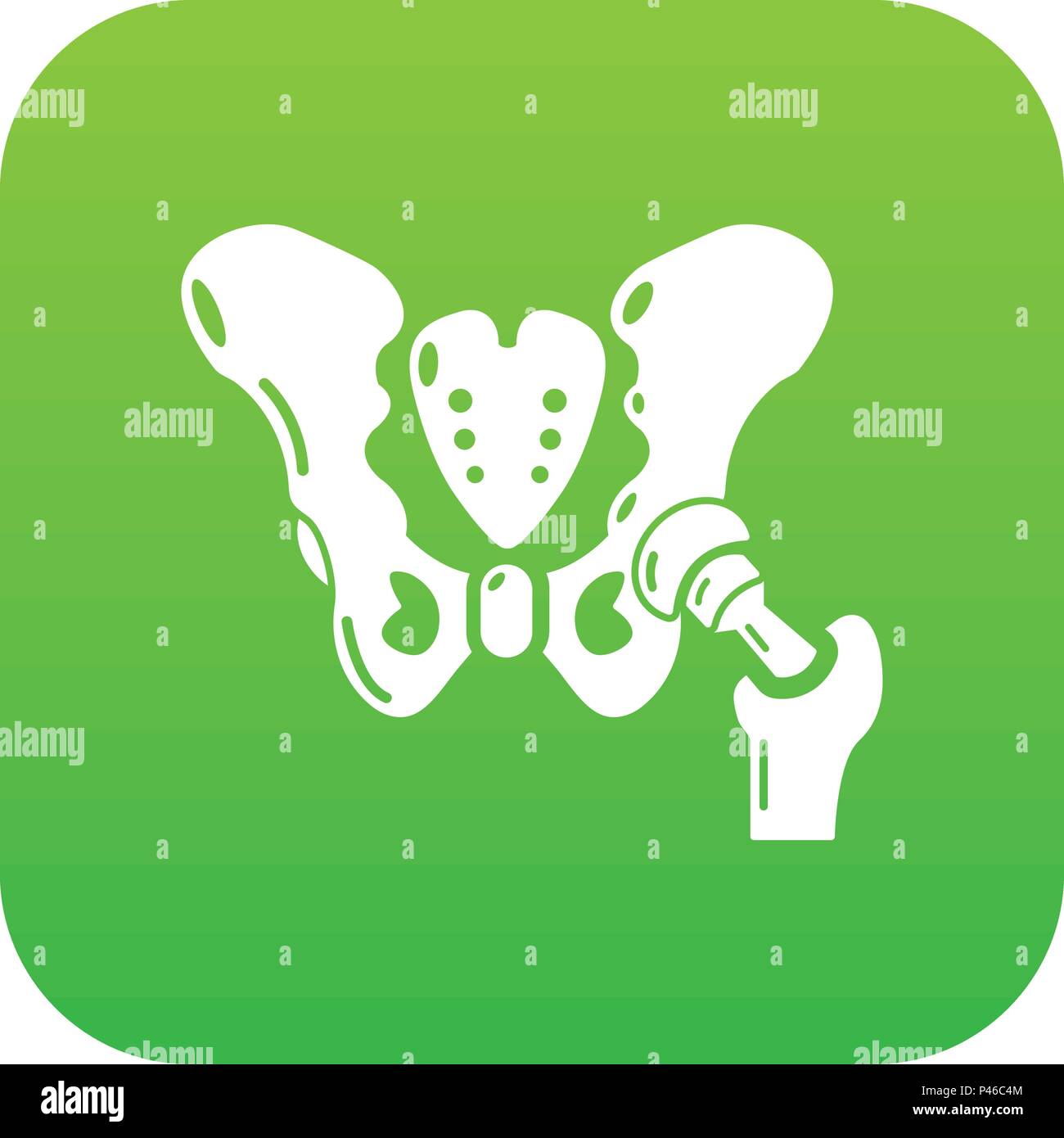 Hip bone icon, simple style Stock Vector Image & Art - Alamy