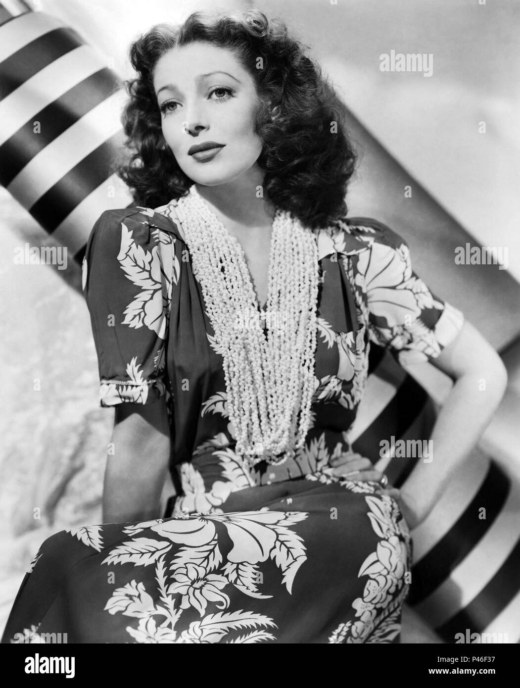 Loretta young portrait hi-res stock photography and images - Alamy