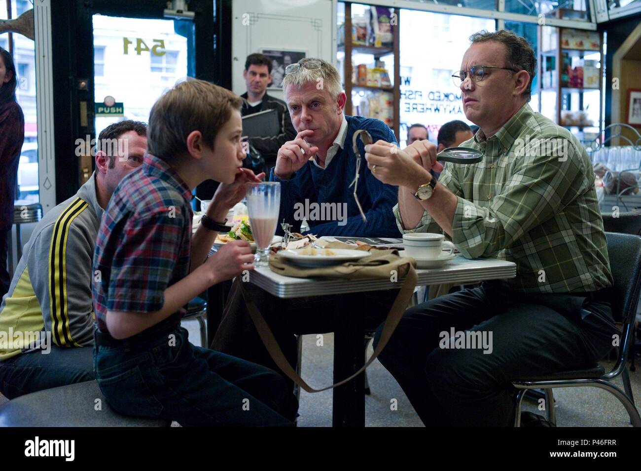 Original Film Title: EXTREMELY LOUD AND INCREDIBLY CLOSE.  English Title: EXTREMELY LOUD AND INCREDIBLY CLOSE.  Film Director: STEPHEN DALDRY.  Year: 2011.  Stars: TOM HANKS; STEPHEN DALDRY; THOMAS HORN. Credit: PARAMOUNT PICTURES / Album Stock Photo