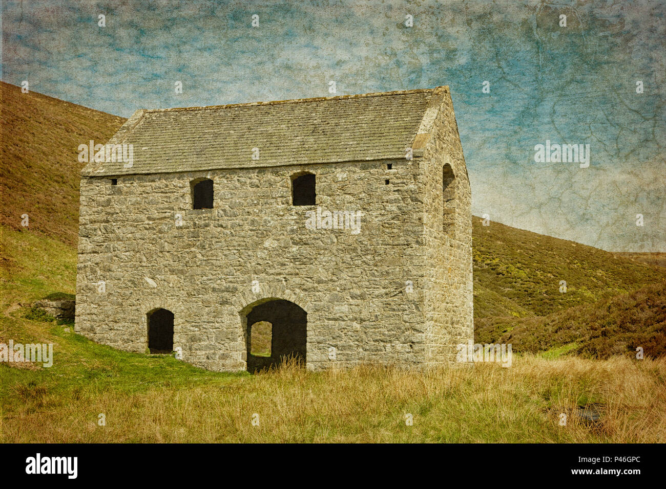 The Well of Lecht Iron Mine Stock Photo