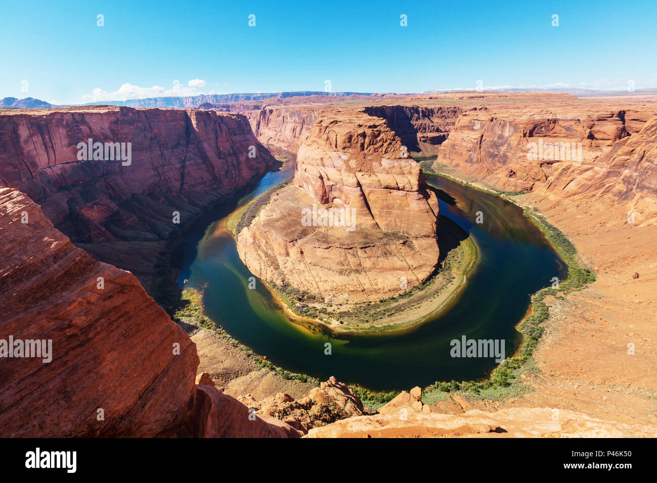 Horseshoe Bend Near Page Utah Stock Photo Alamy Horseshoe Bend Near Page Utah Stock Photo Alamy