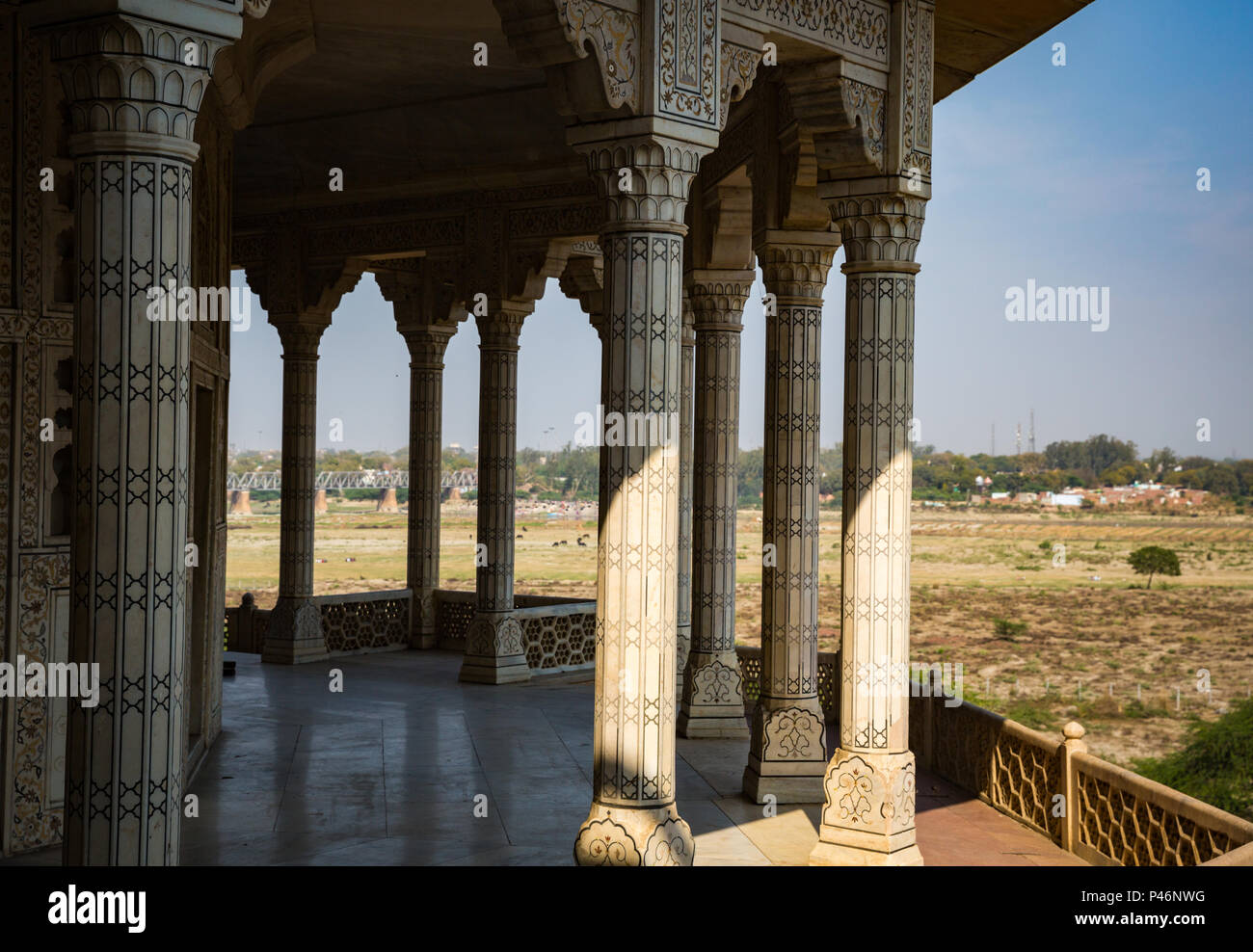 Fort With Spring Red fort in Agra at spring Stock Photo - Alamy