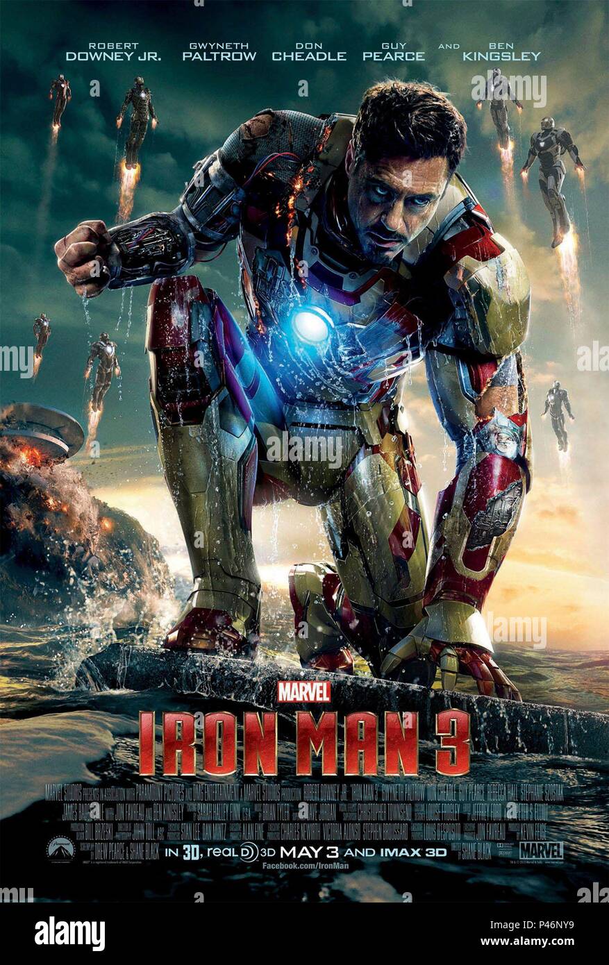 Original Film Title: IRON MAN 3.  English Title: IRON MAN 3.  Film Director: SHANE BLACK.  Year: 2013. Credit: MARVEL STUDIOS / Album Stock Photo